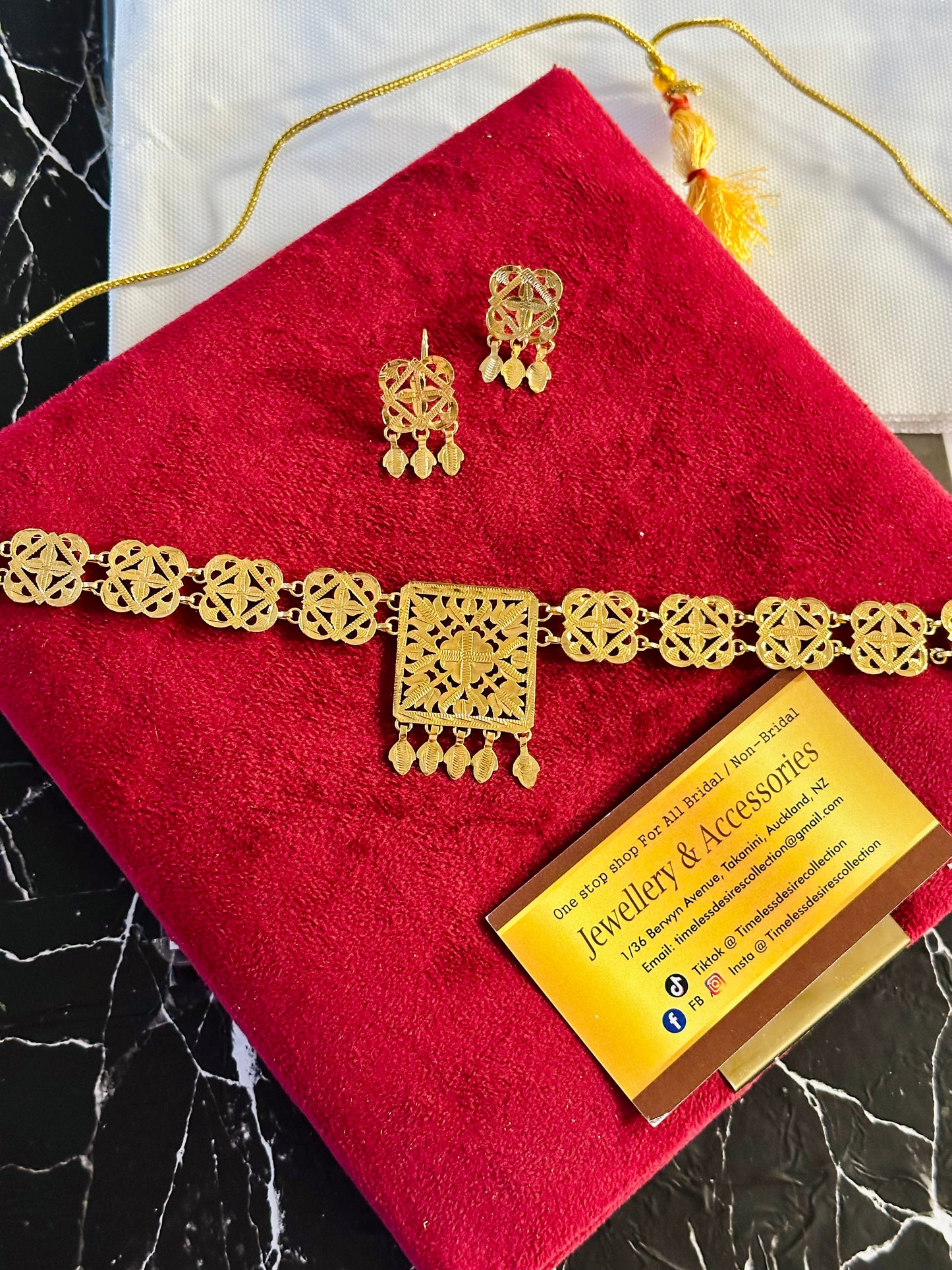 Punjabi traditional jewellery set - T9