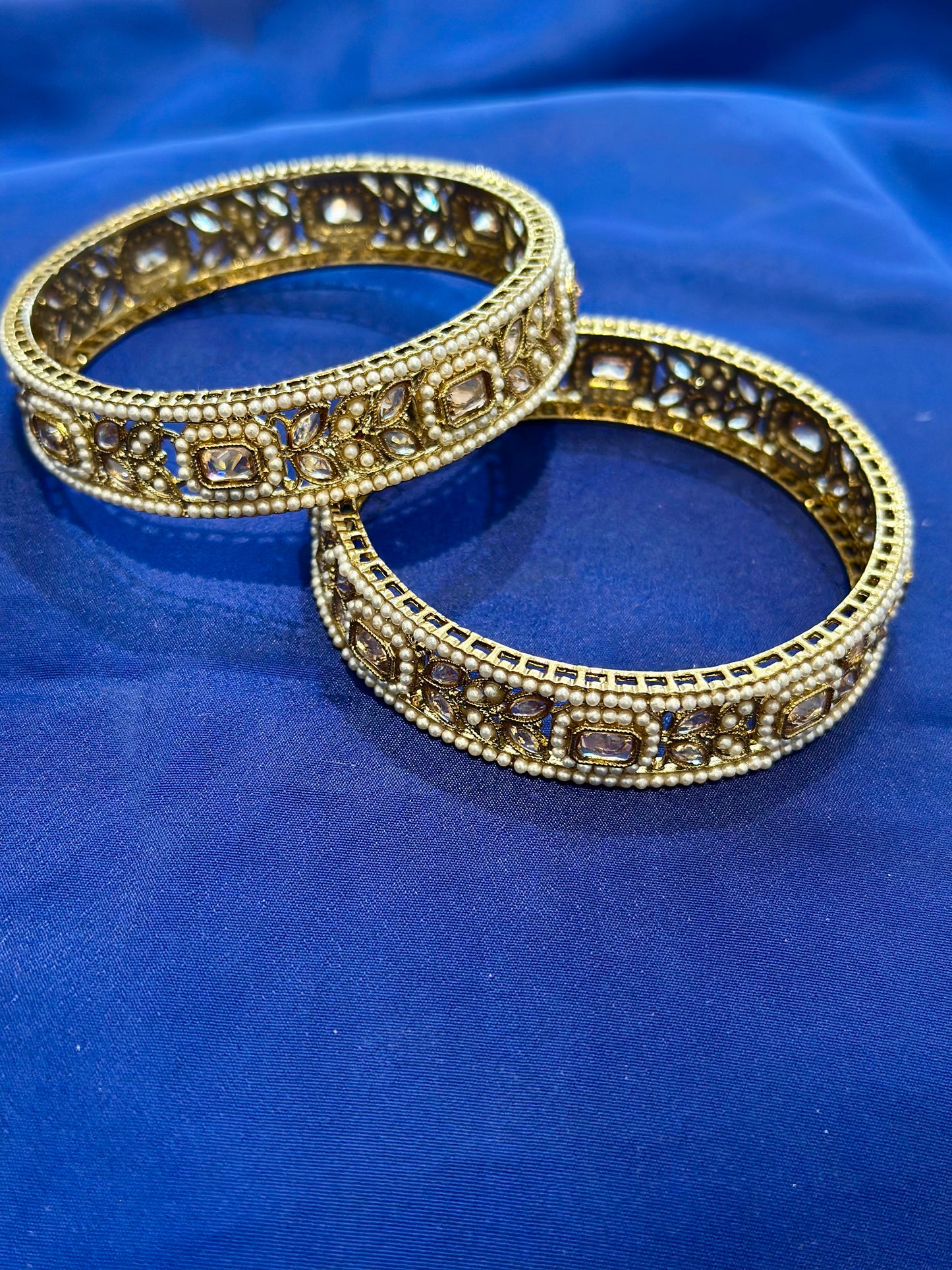 Kada bangle (2pk), Colour: Gold, (Code:025)