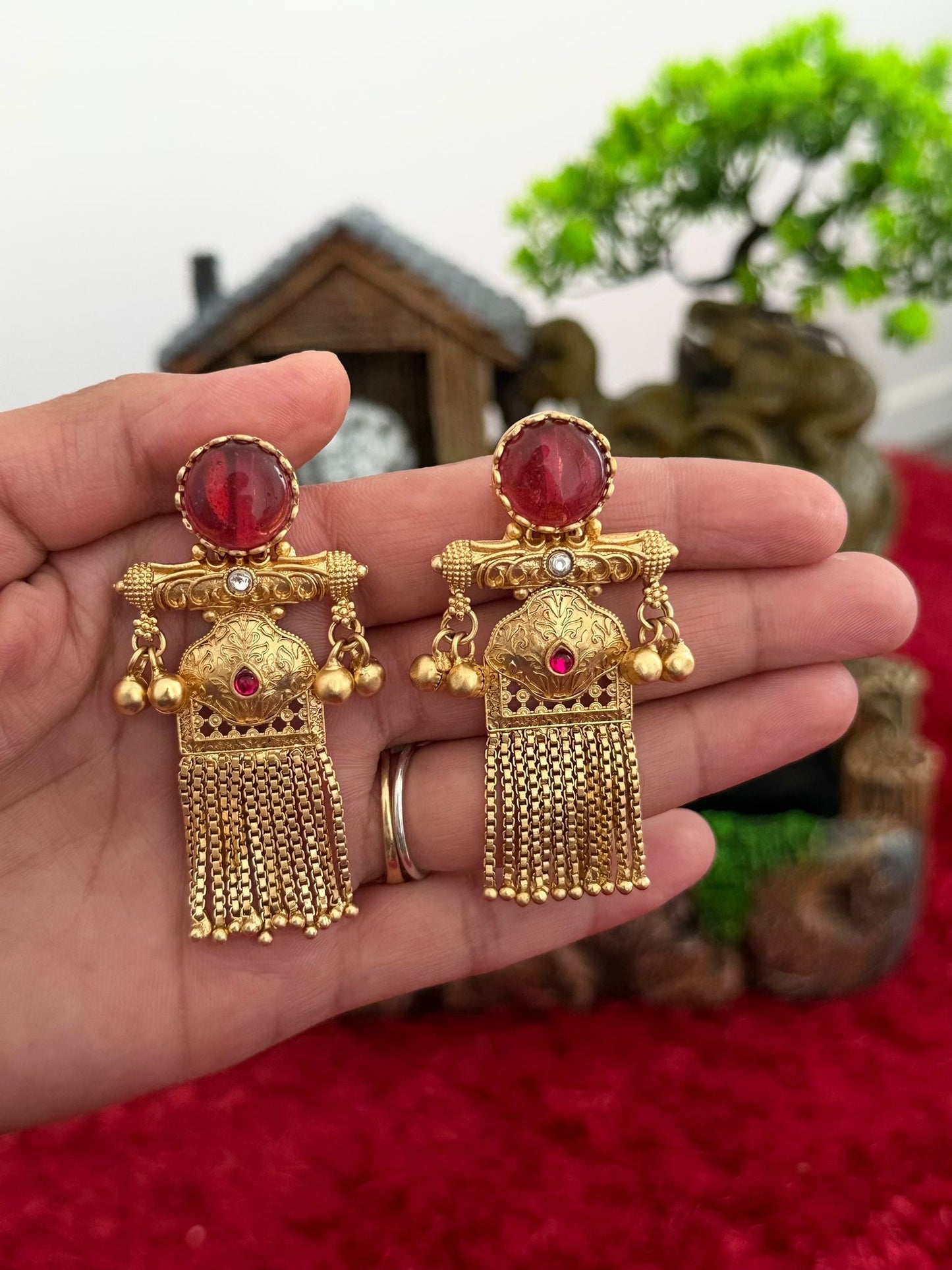 Kashmiri earrings, Code: X21
