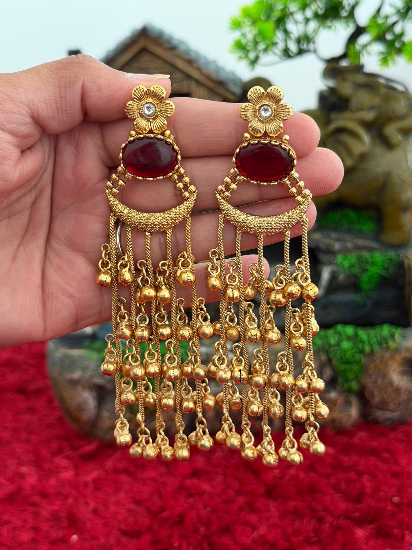 Kashmiri earrings, Code: X8