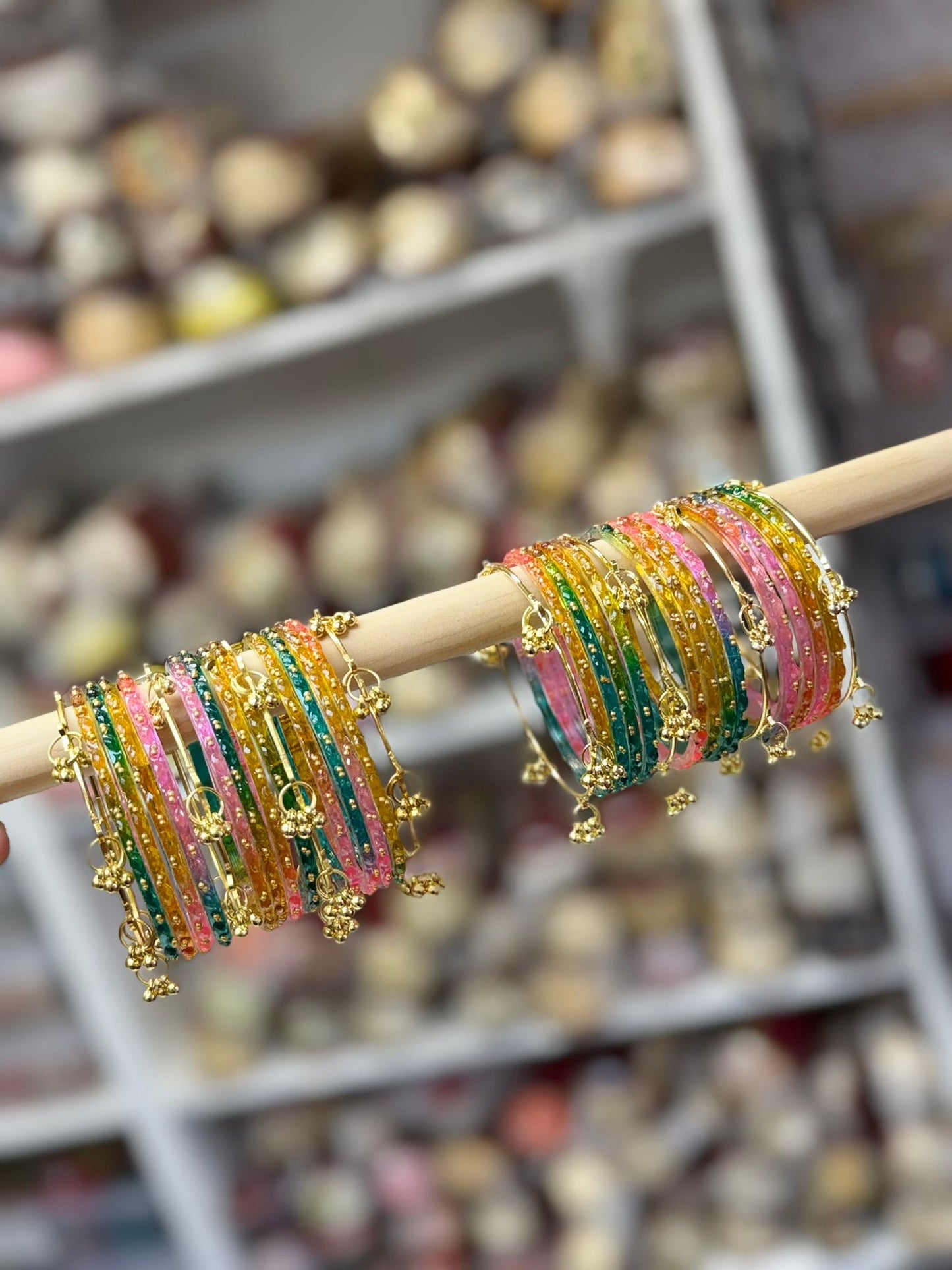 Taking pre orders only —— Kashmiri bangles ( set of both hand ) please Note - bangles deisgn can be slightly different due to stock rotation