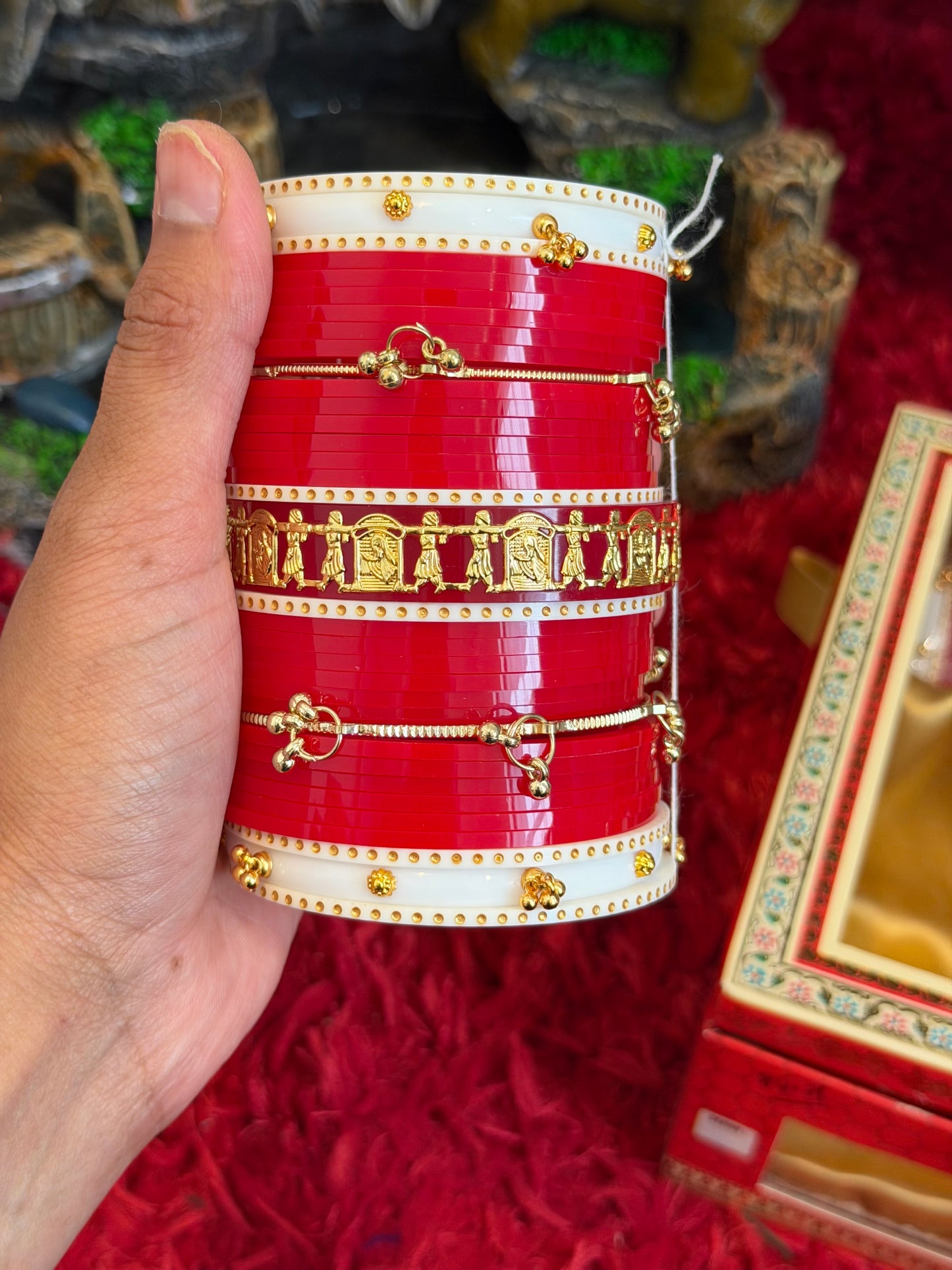 Kashmiri bridal Chooda - ( set of both hands ) - X15