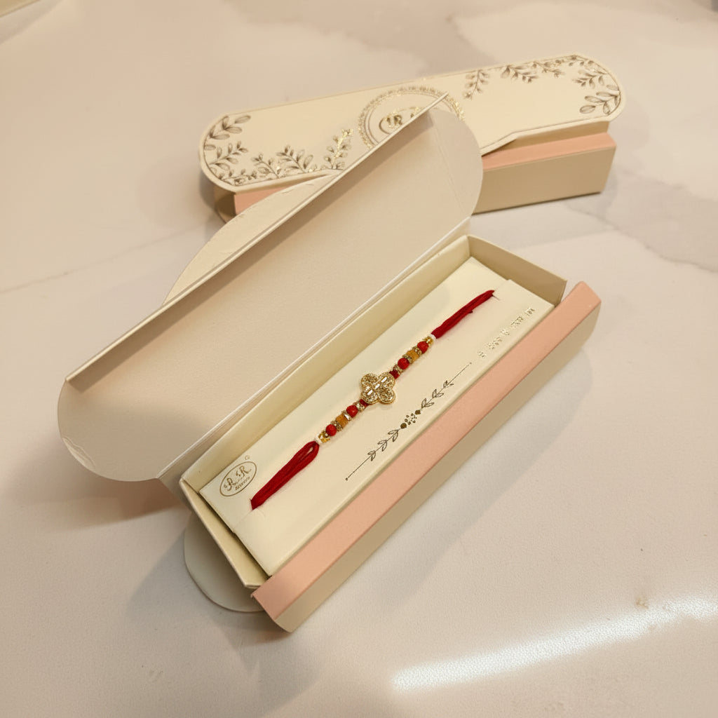 Rakhi box in American diamond