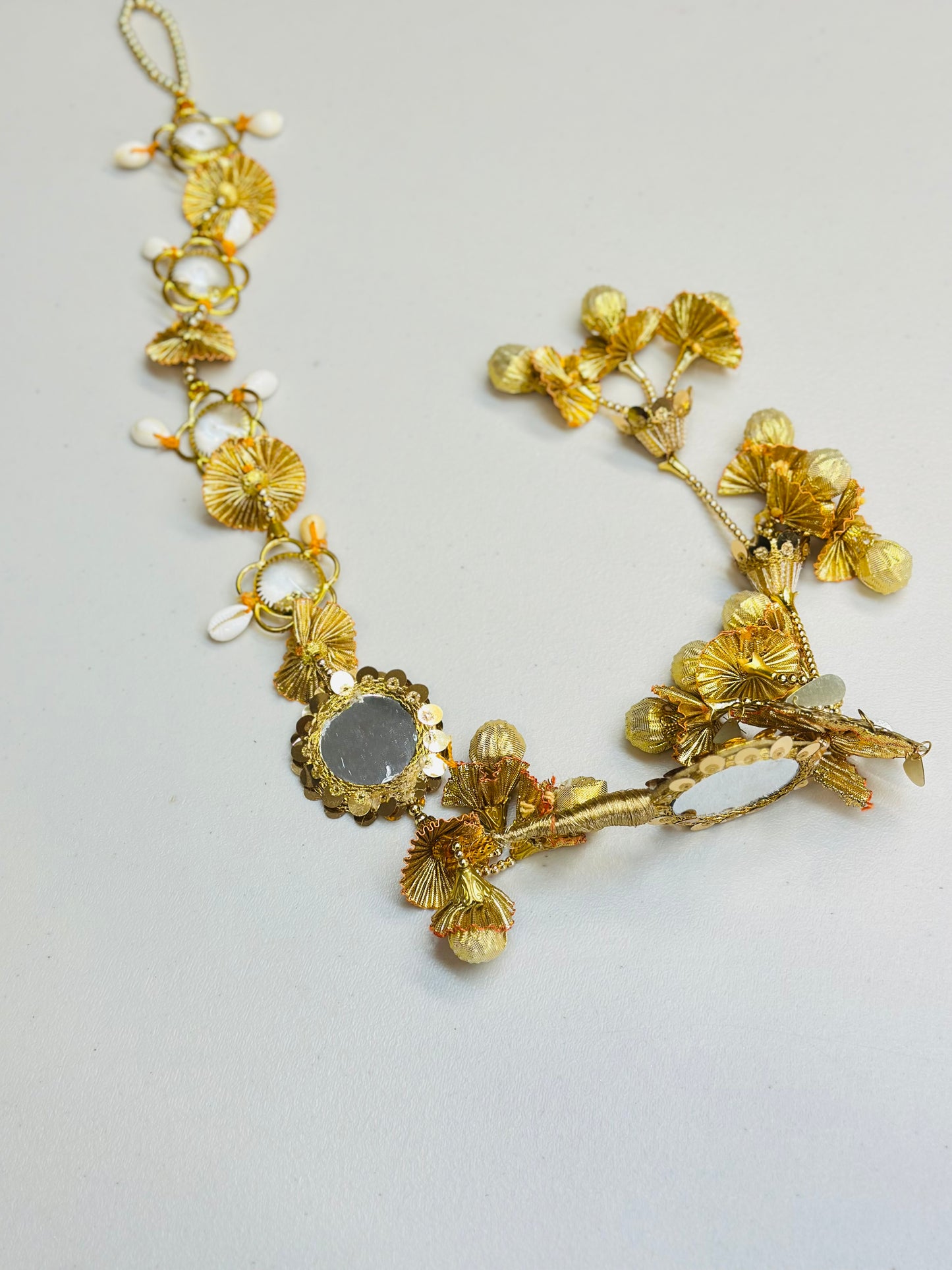 Mirror paranda in golden colour, Code: PR3