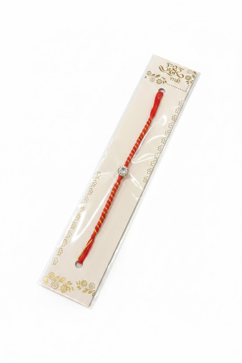 Sleek Diamond rakhi pack - Code : 391