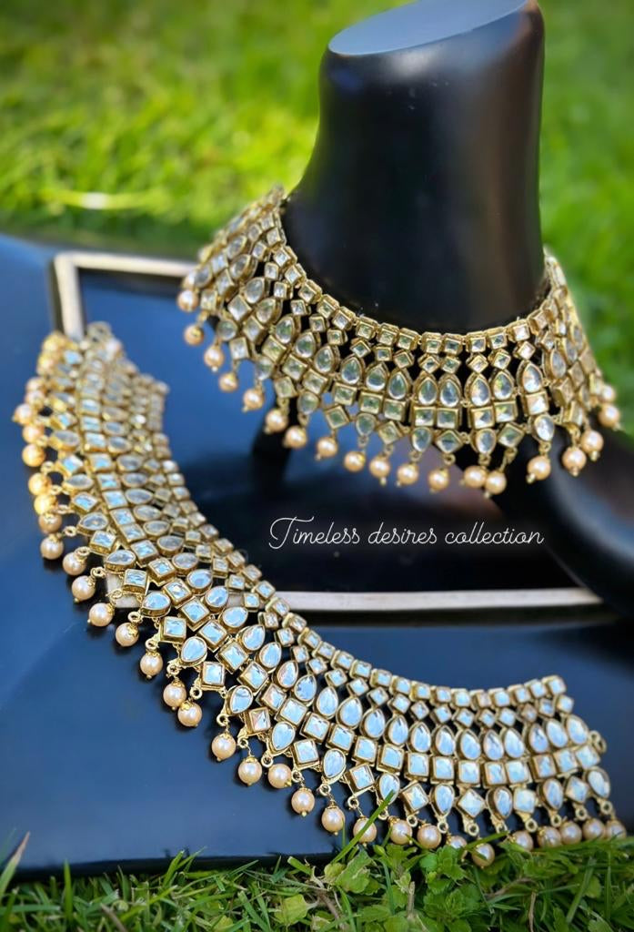 Statement original kundan Jhanjra / anklets (TD-15)