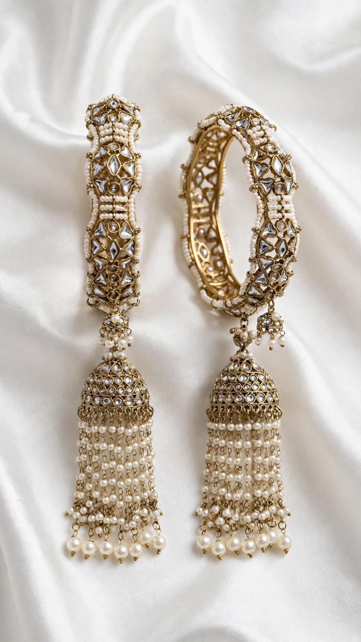 Gold Kade bangles Y022- Size 2.6