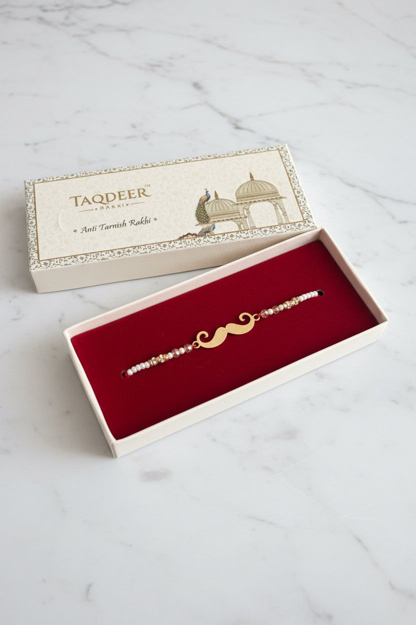 Mustache Rakhdi pack - Anti tarnish : Code - 378