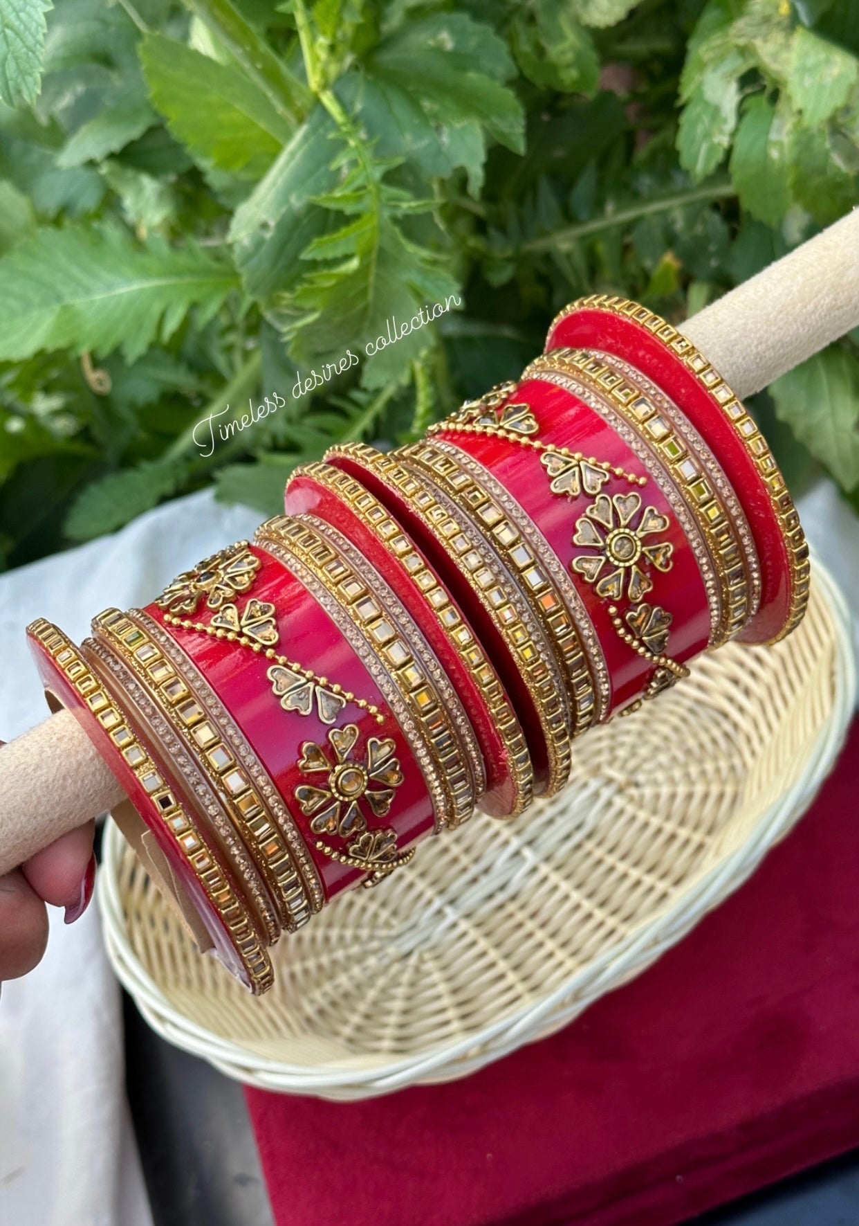 Rajwadi Chooda bangles ( set of both hands )