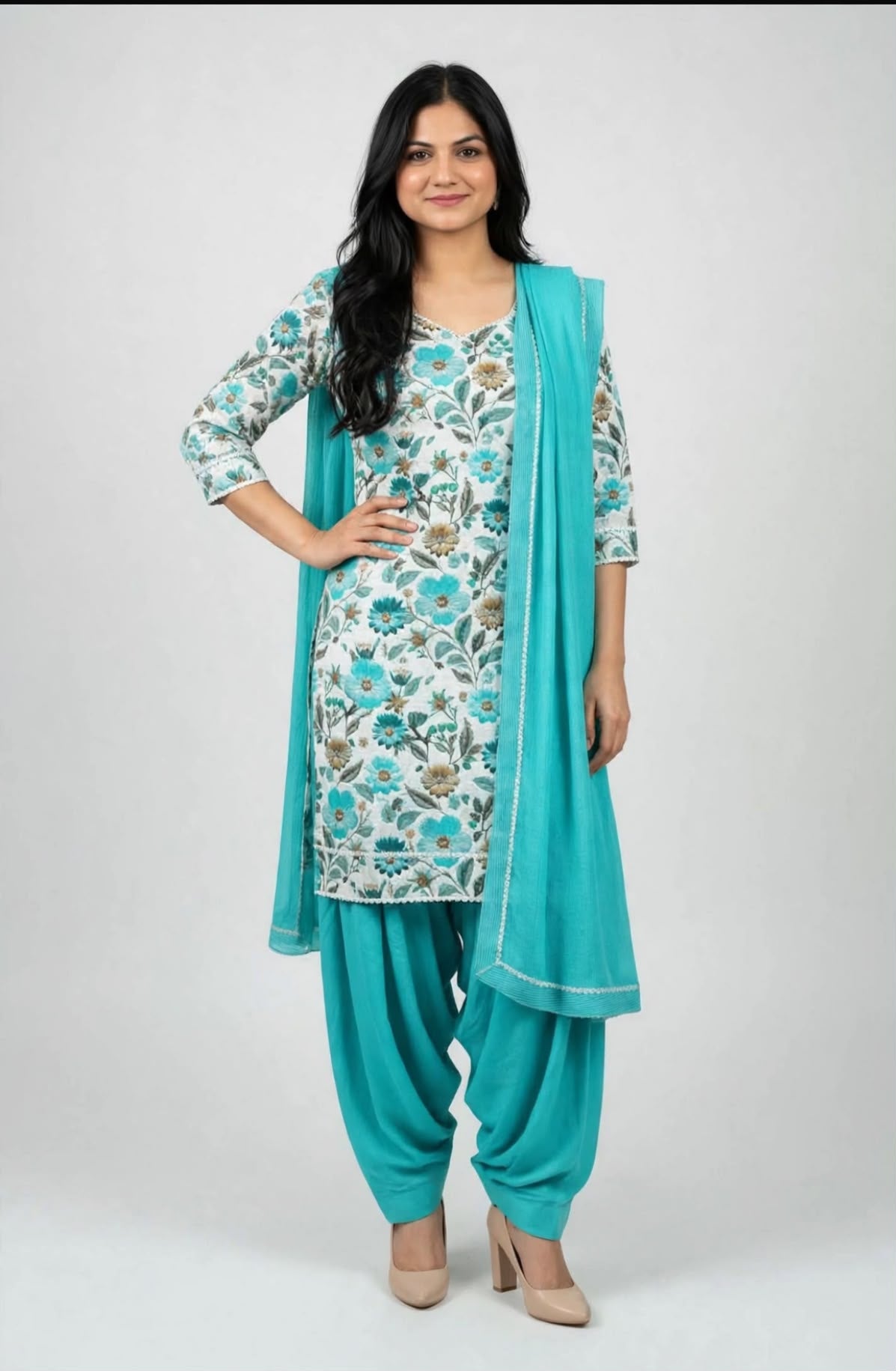 Premium quality Cotton salwar suit - Code 298