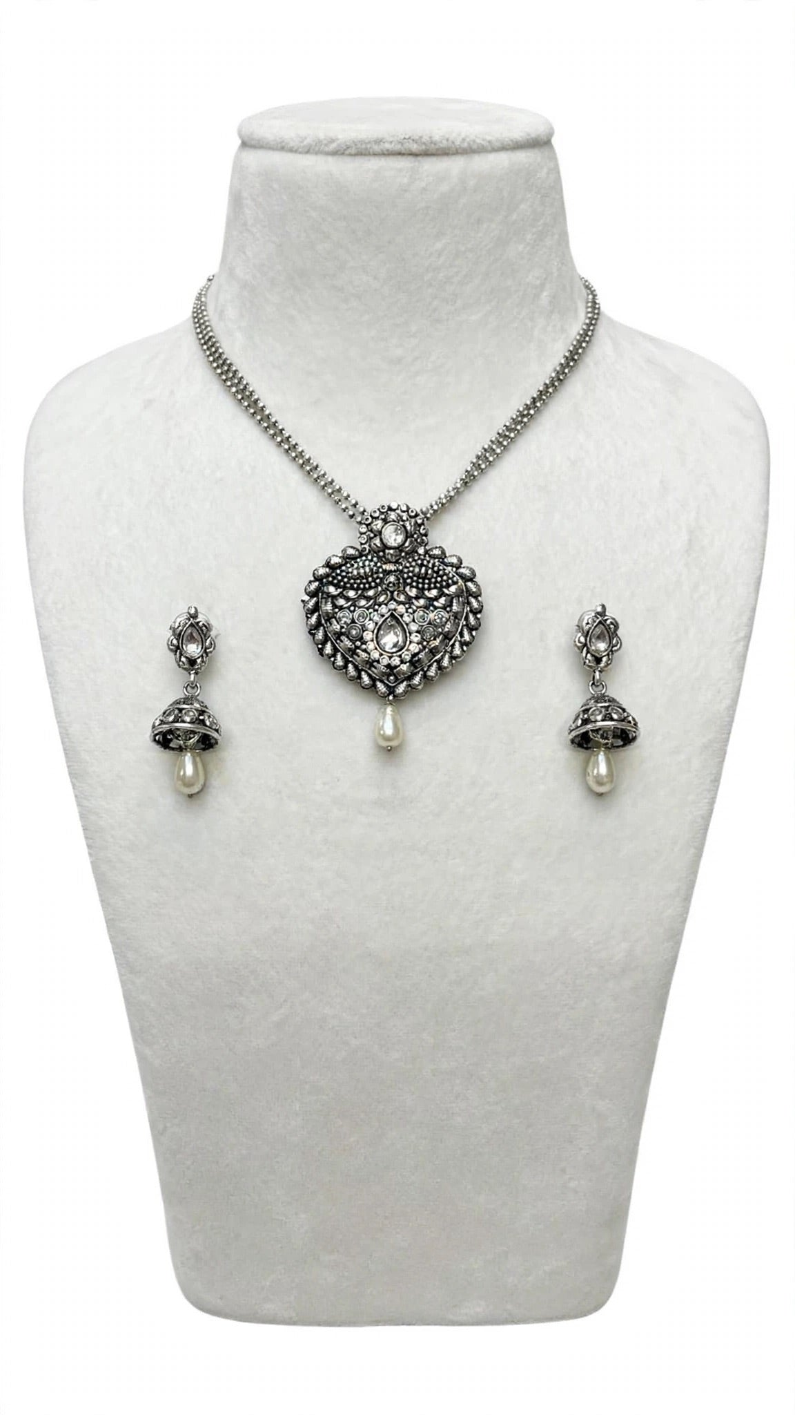 Oxidised necklace