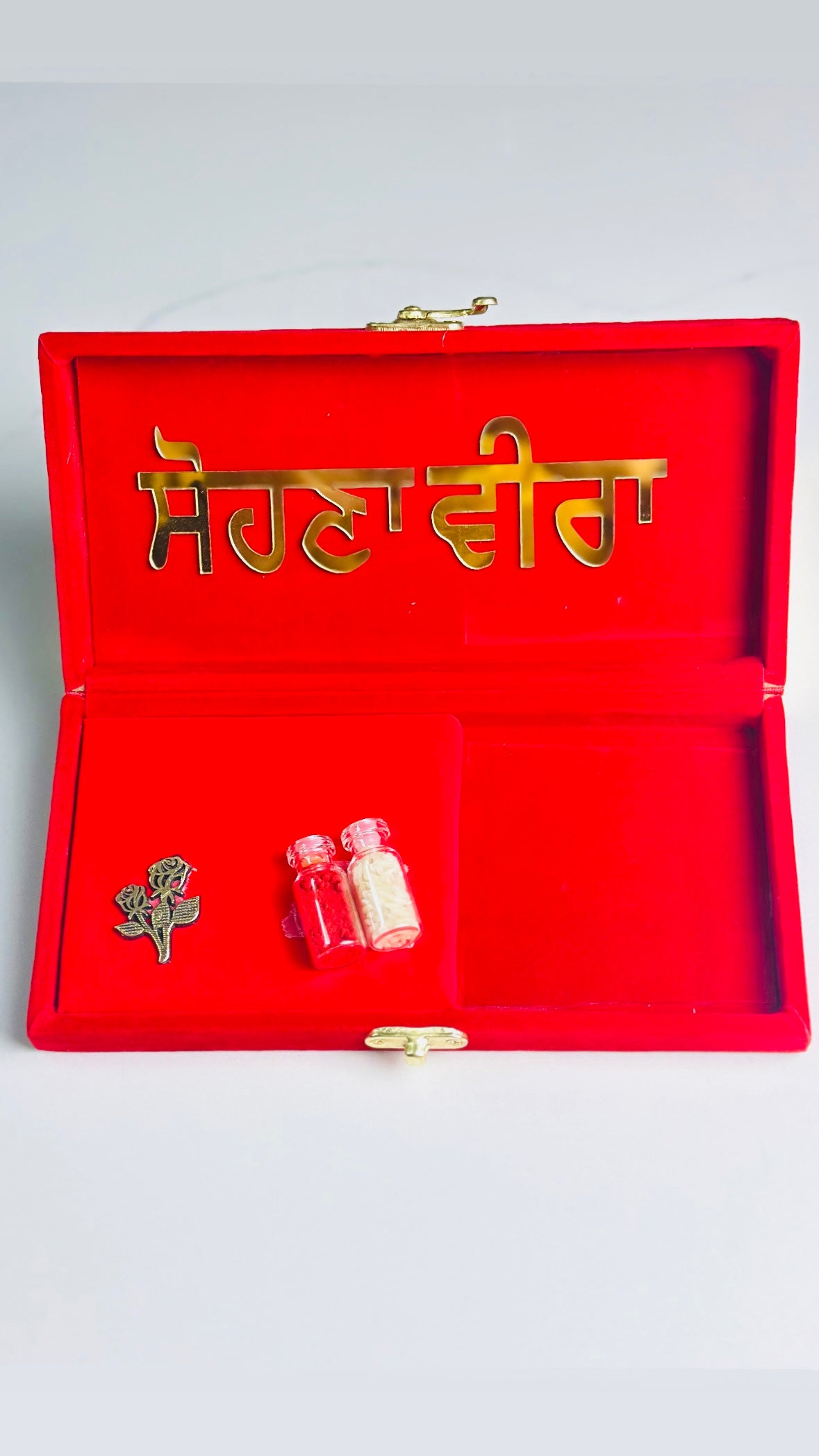 Empty box only - You can add rakhdi of your choice ( Code A98 )