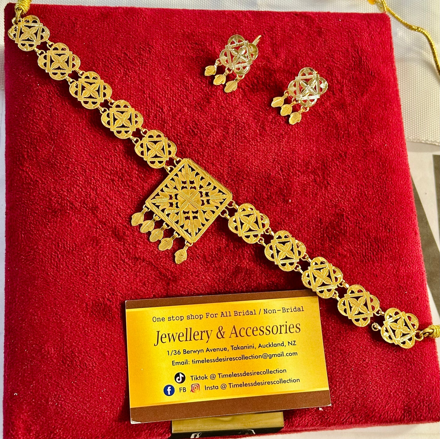 Punjabi traditional jewellery set - T9