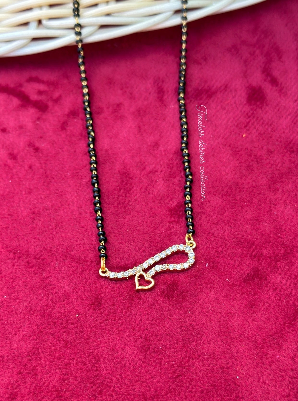 Mangalsutra necklace in AD