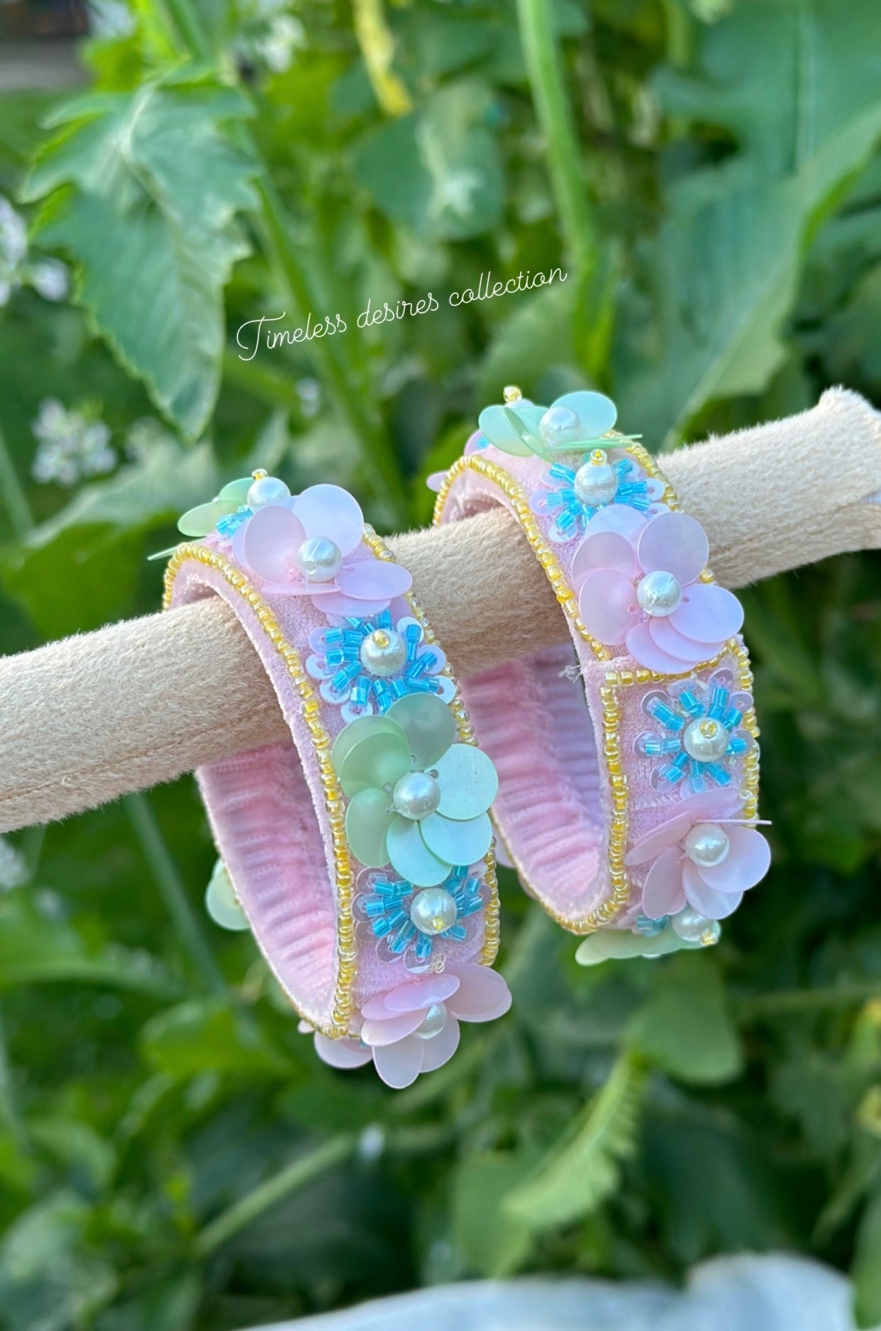 Multi coloured handmade soft kangan bangles