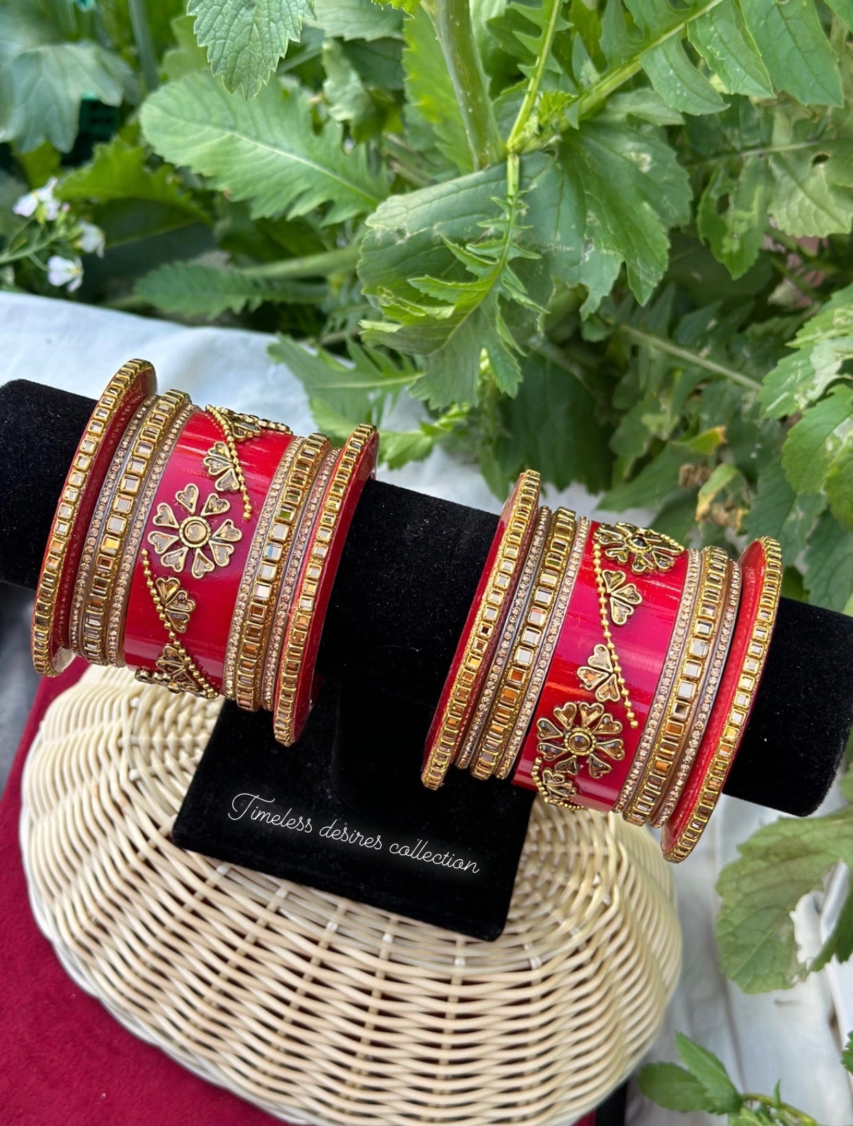 Rajwadi Chooda bangles ( set of both hands )