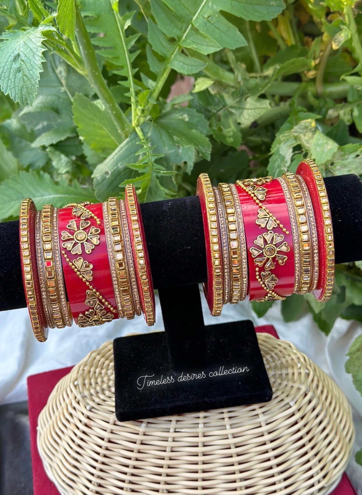 Rajwadi Chooda bangles ( set of both hands )