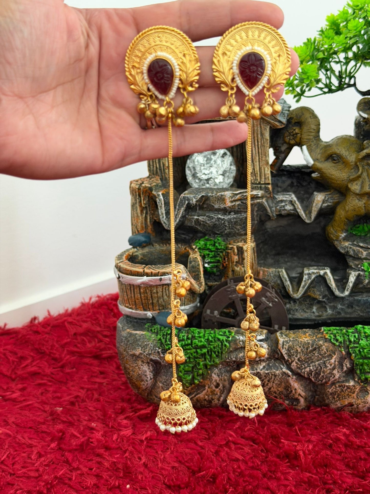 Kashmiri earrings, Code: X18