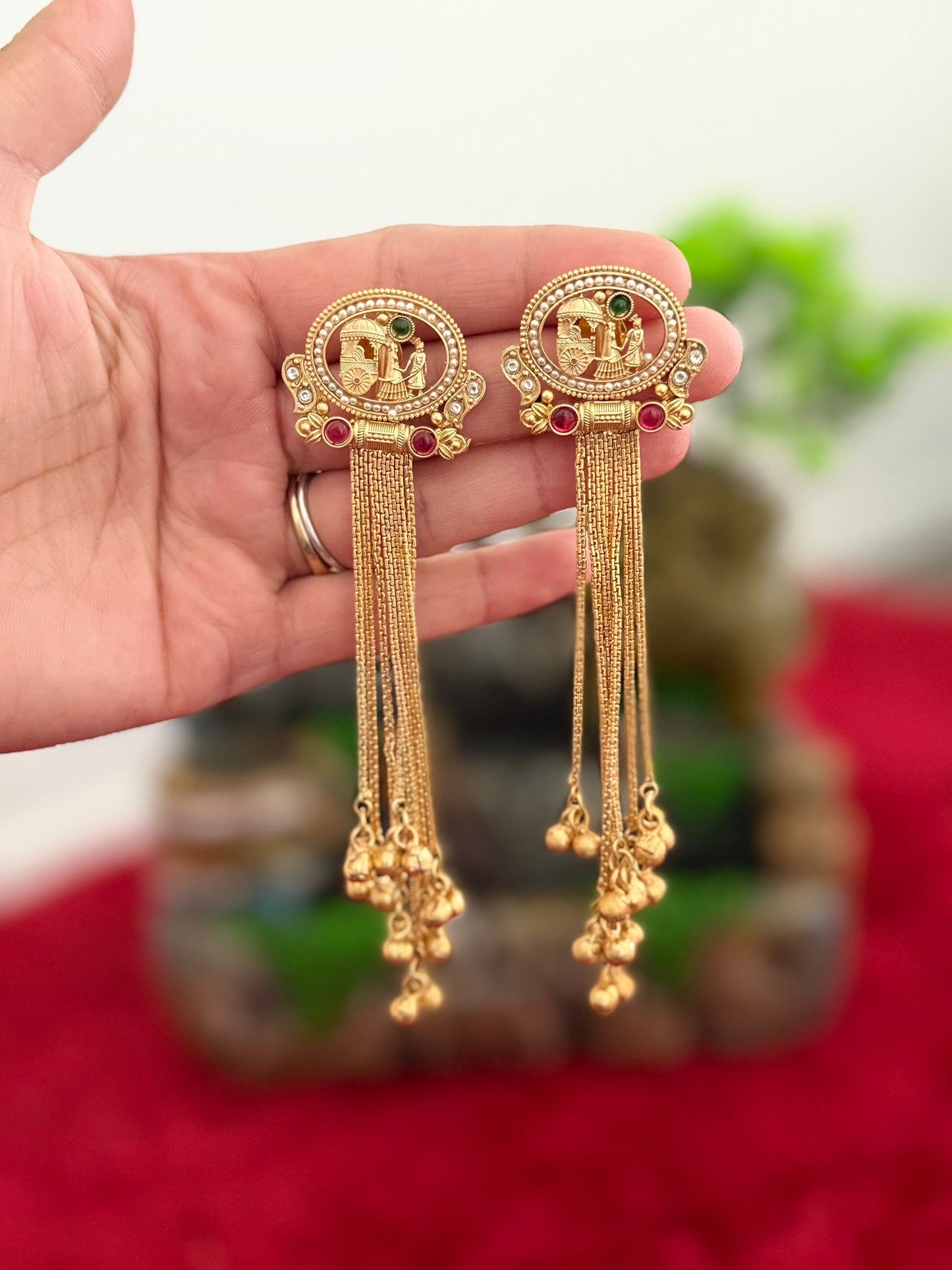 Kashmiri earrings, Code: X12