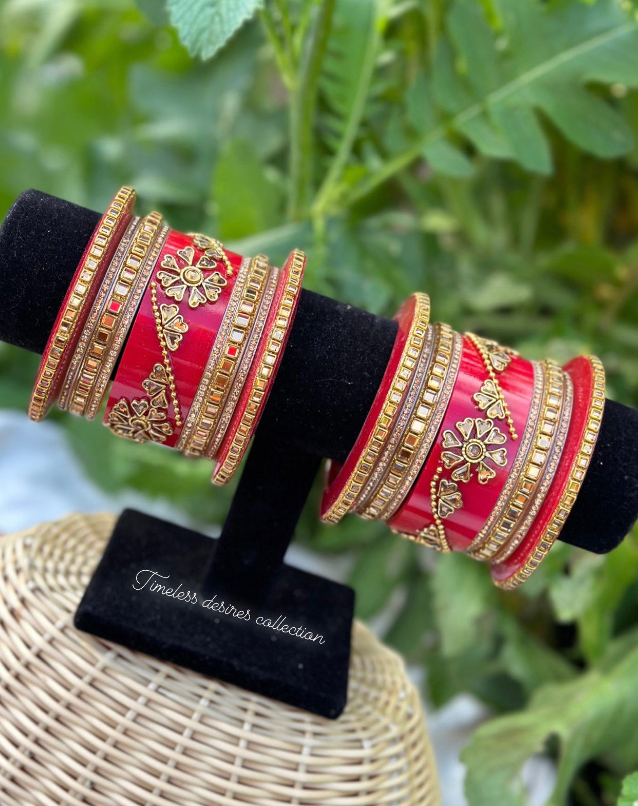 Rajwadi Chooda bangles ( set of both hands )