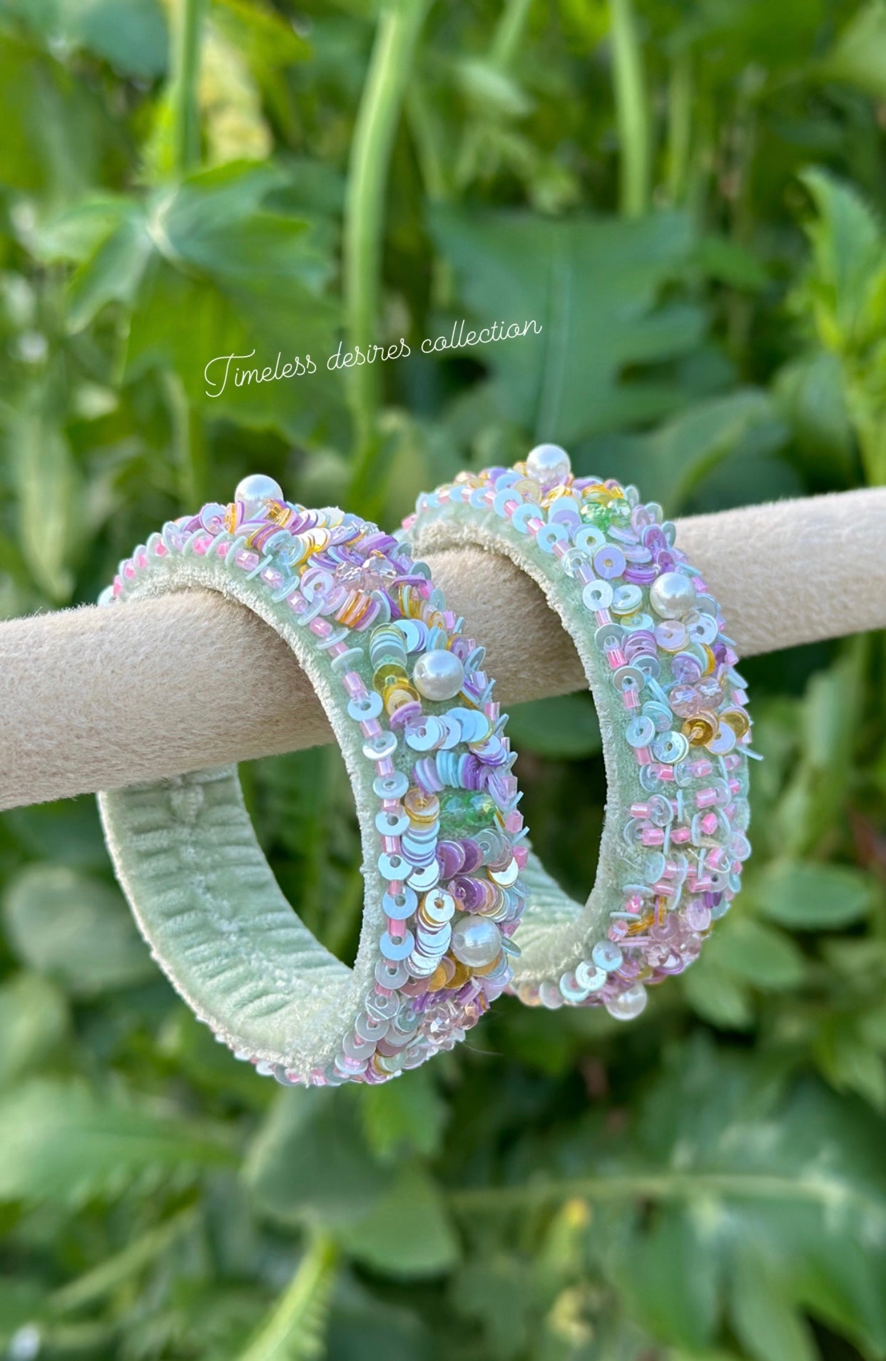 Multi coloured handmade soft kangan bangles