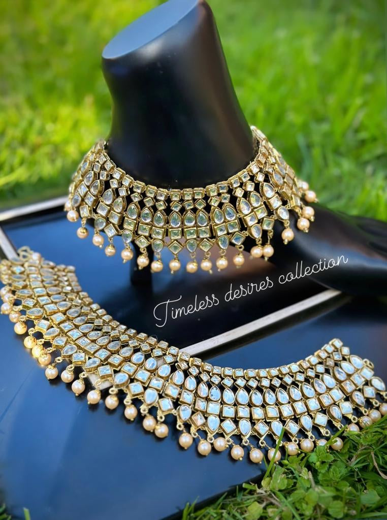 Statement original kundan Jhanjra / anklets (TD-15)