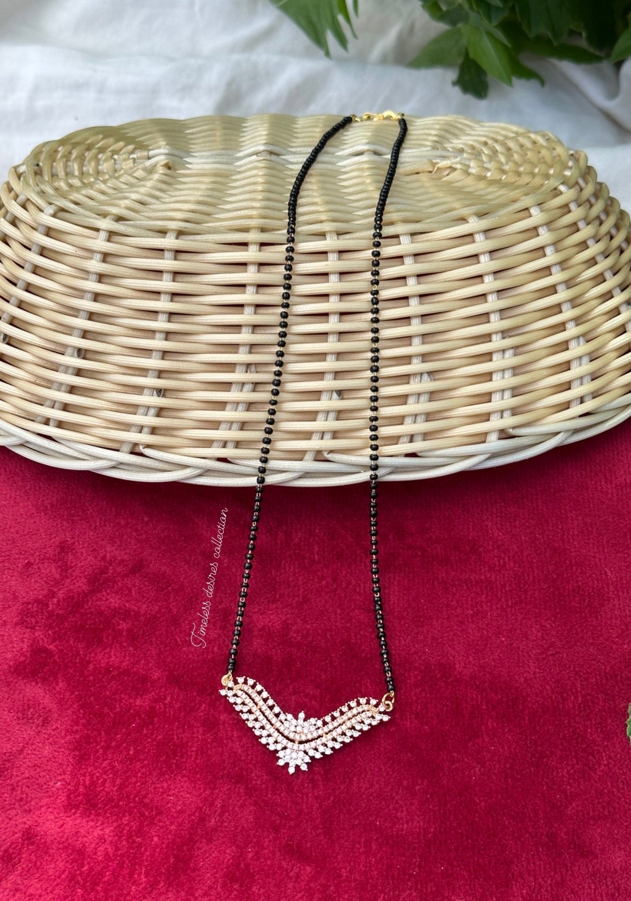 Mangalsutra necklace in AD