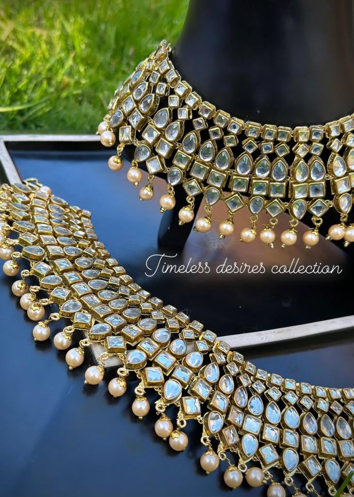 Statement original kundan Jhanjra / anklets (TD-15)
