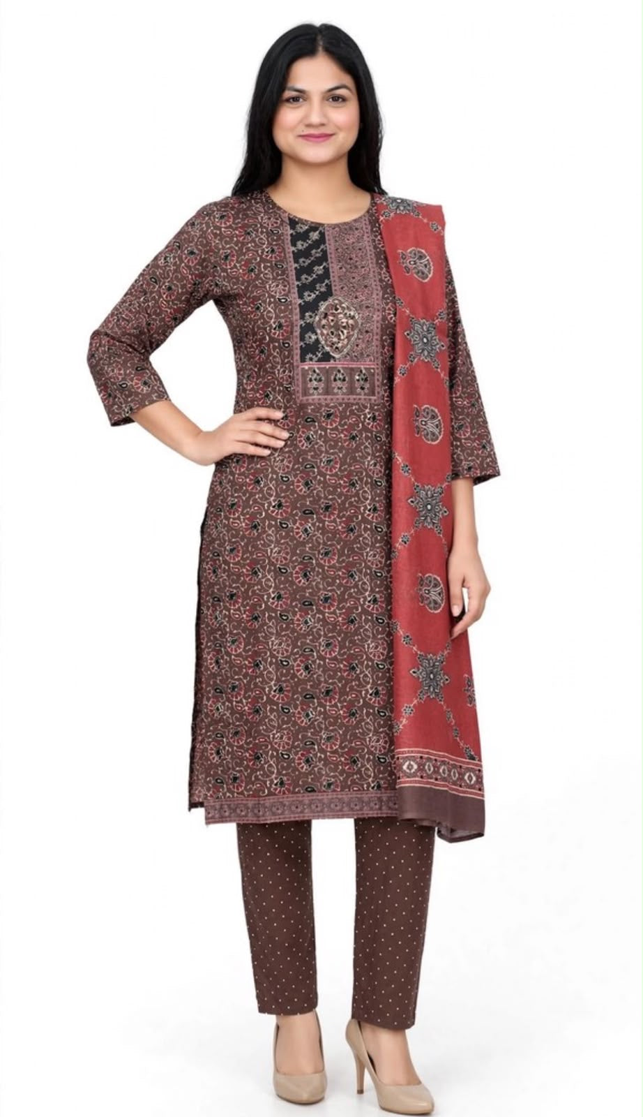 Cotton suit 3 pcs, Code: 164