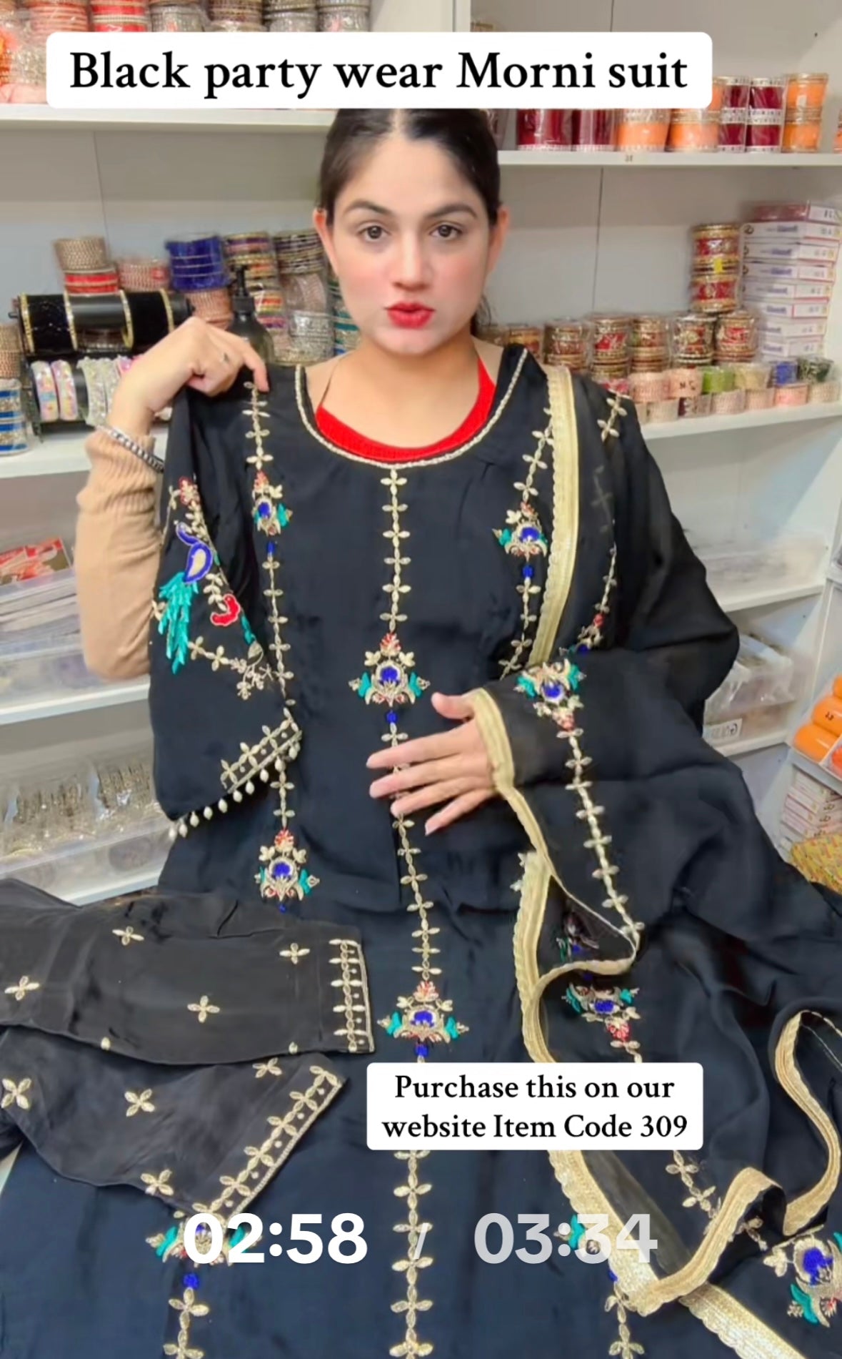 Item Code: 307 ( Black Morni Suit ) Taking pre orders only ( with 4-6 weeks time )