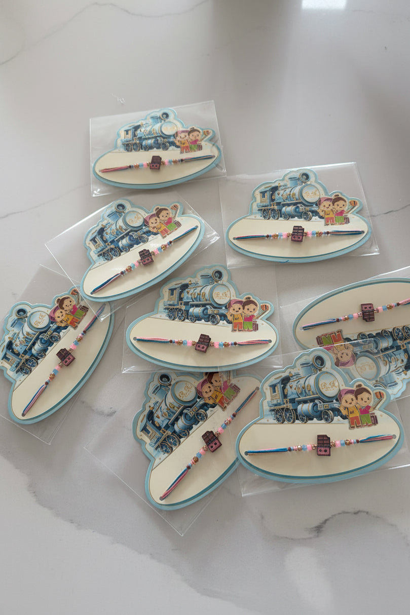 Kids chocolate cartoon rakhi packs
