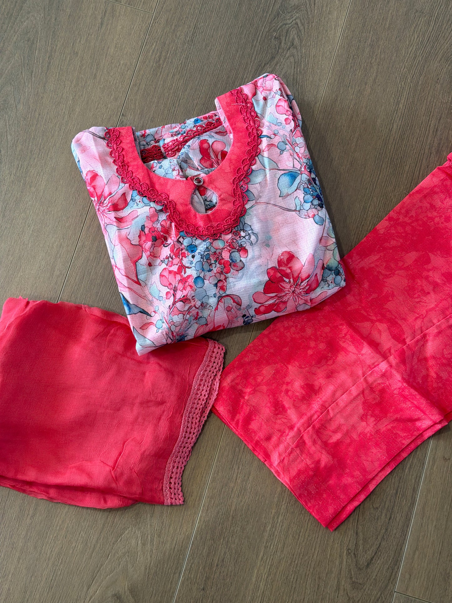 Shimmer printed suits: Code 209