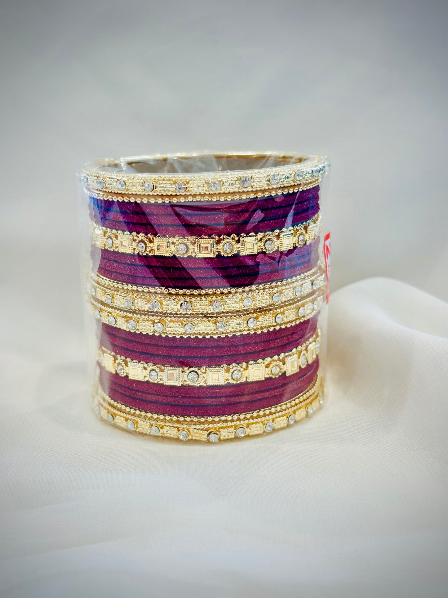 Bangle set - Colour: Maroon( Code: 001)