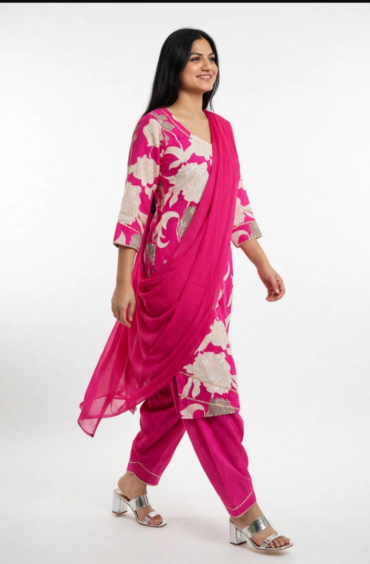 Burberry printed suit in premium quality in Pink colour - Code 307