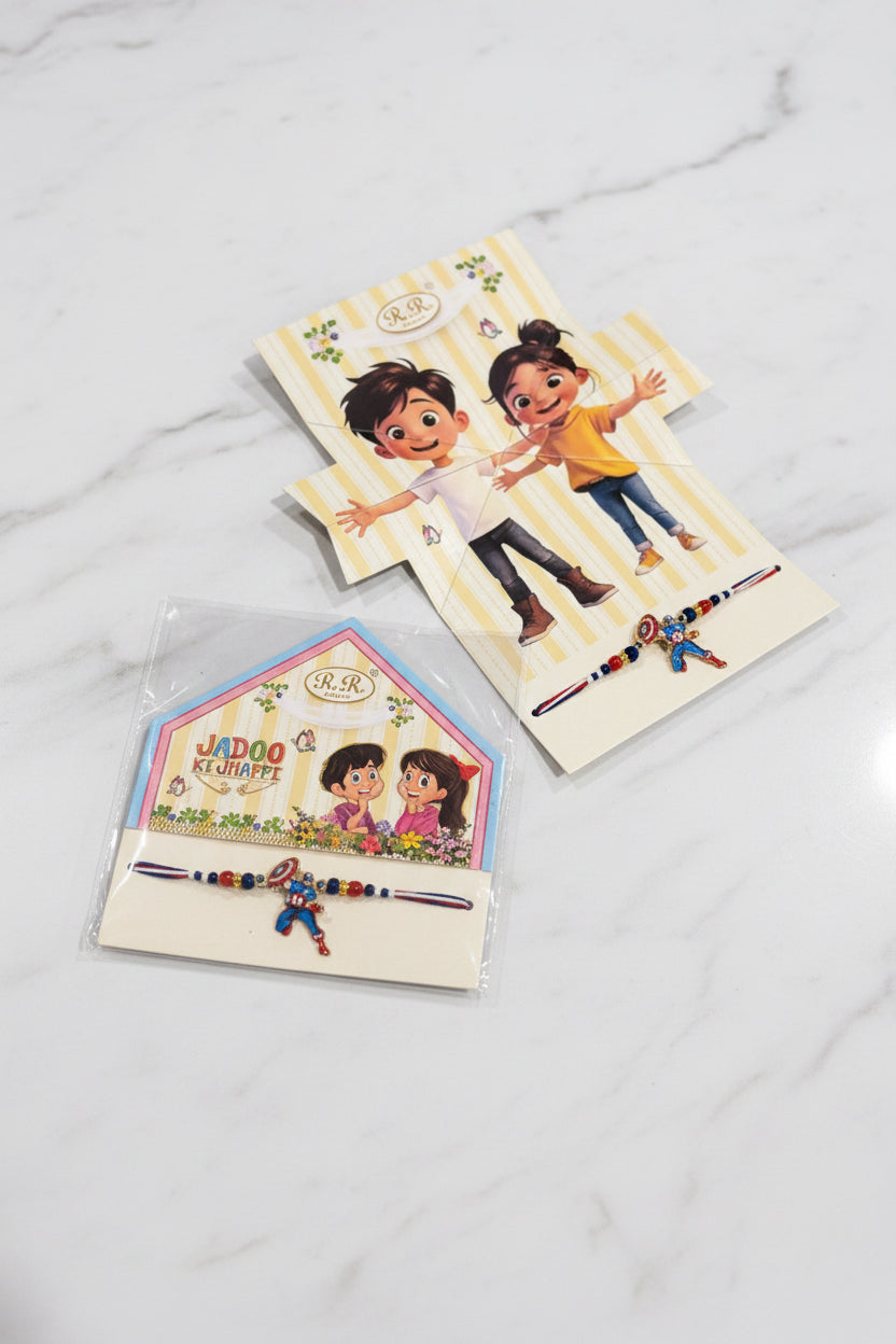 Captain America: Kids rakhi pack - Code 395