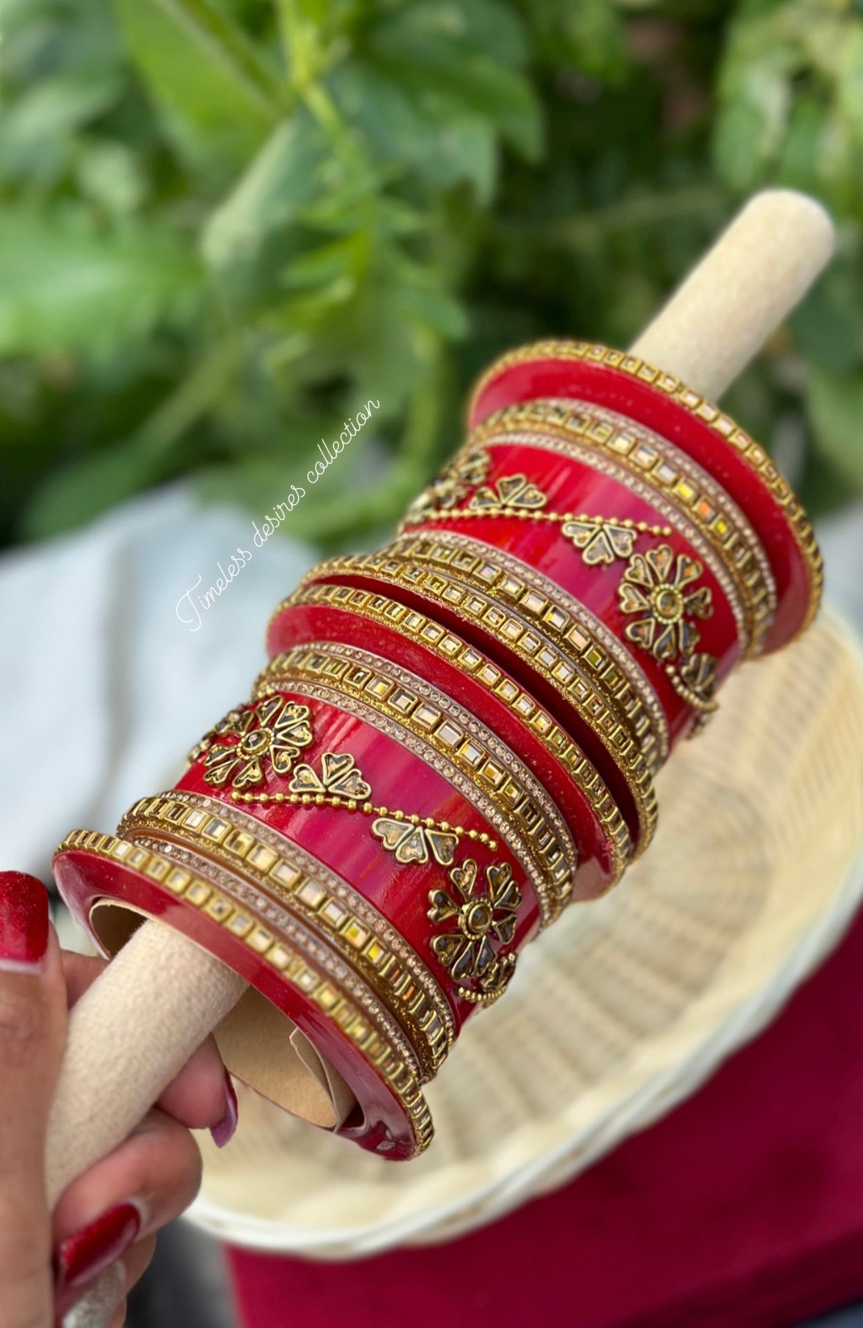 Rajwadi Chooda bangles ( set of both hands )