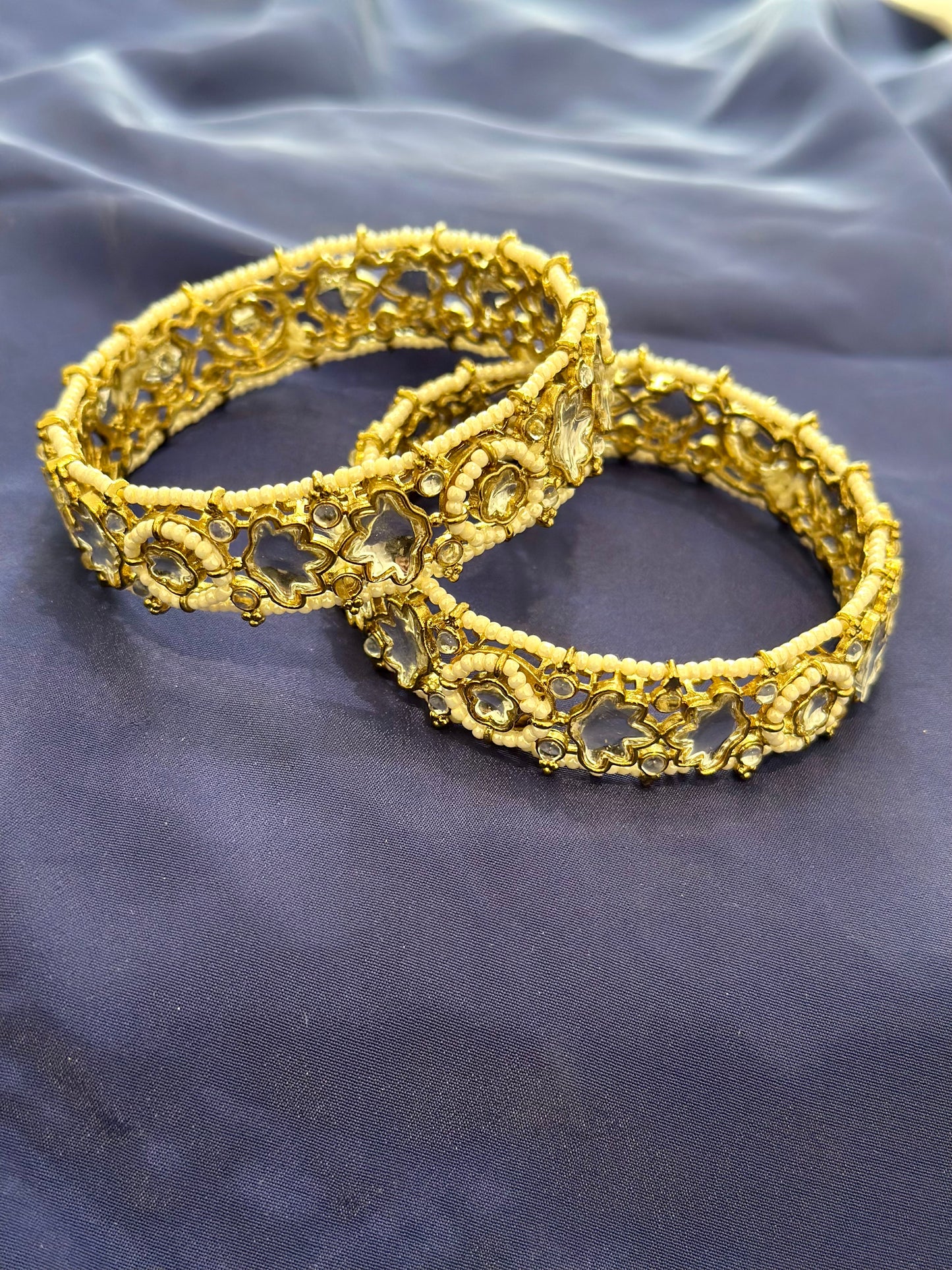 Kada bangle for both hands, Colour: Gold, (Code:023)