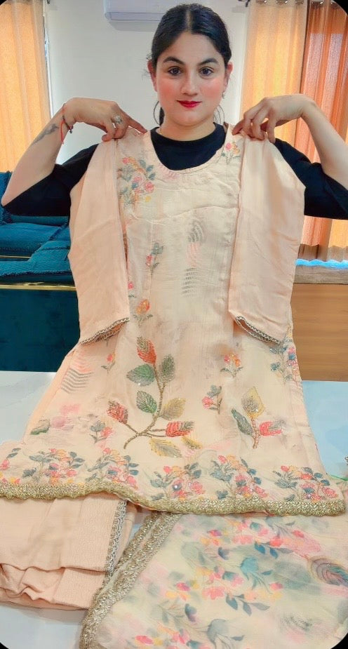 Taking pre orders : Code - 623 ( Badami suit )