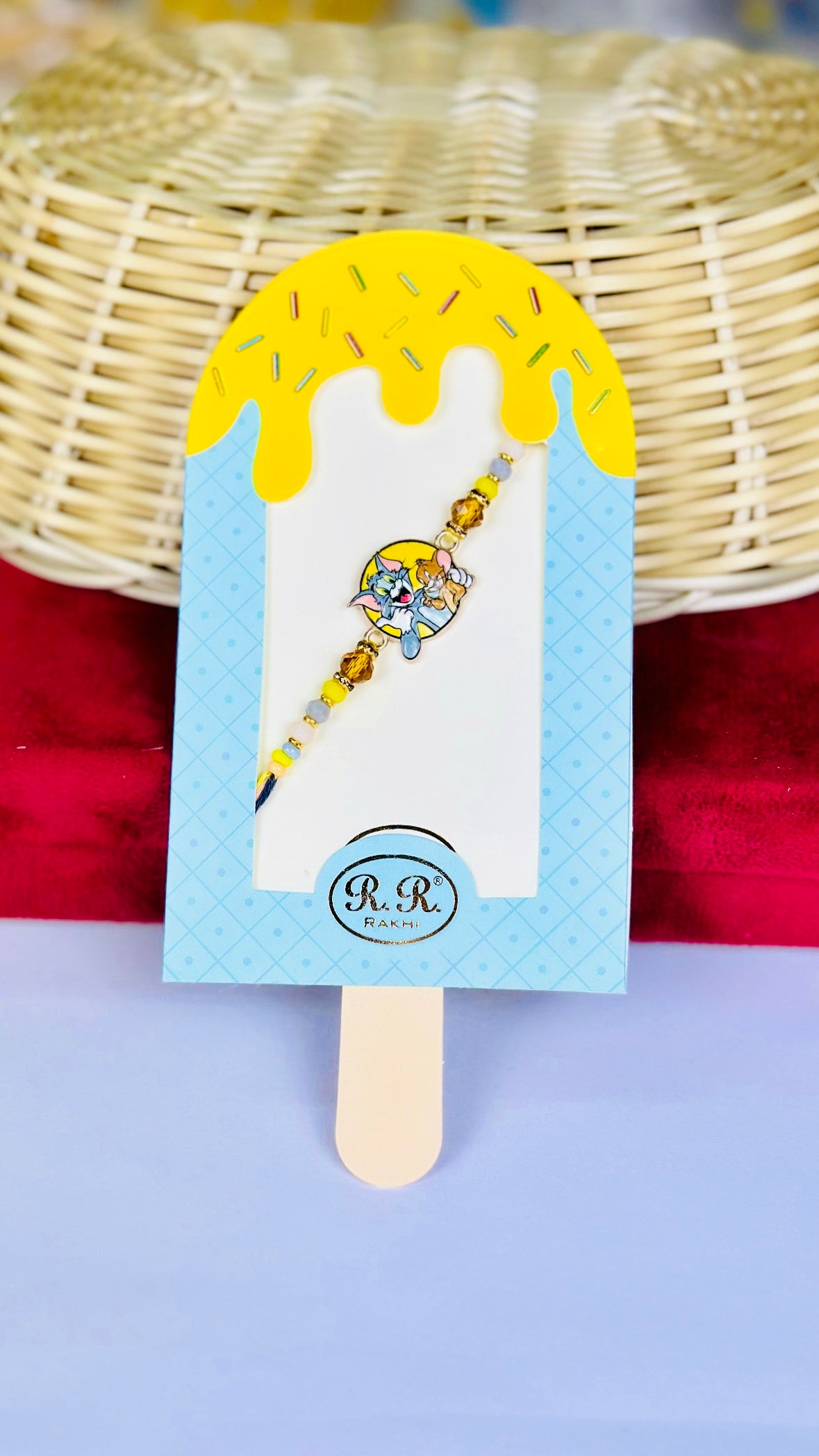 Tom & Jerry Kids Rakhi / Rakhdi Pack- Code A58
