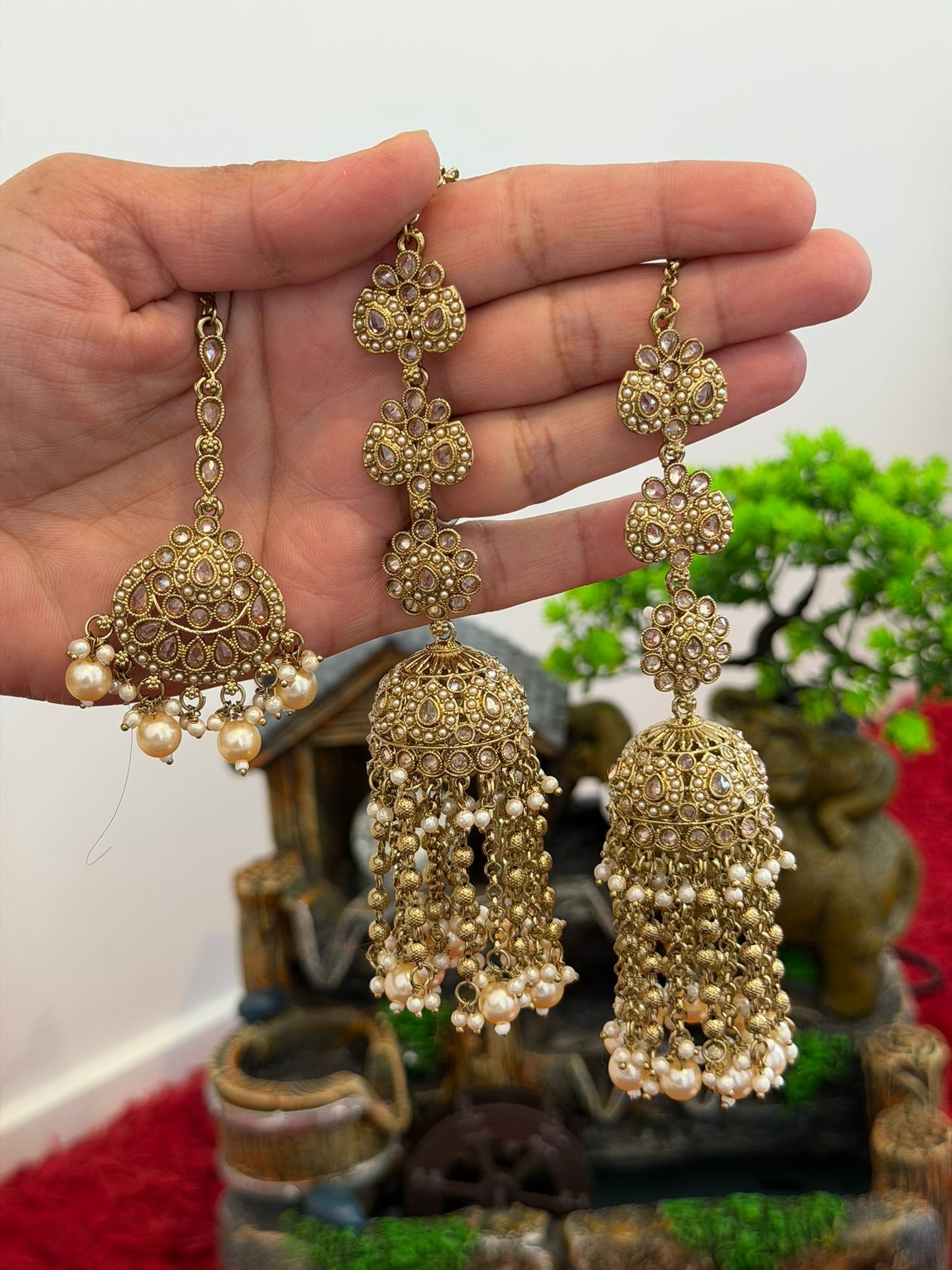 Pakistani earrings, Code: X38