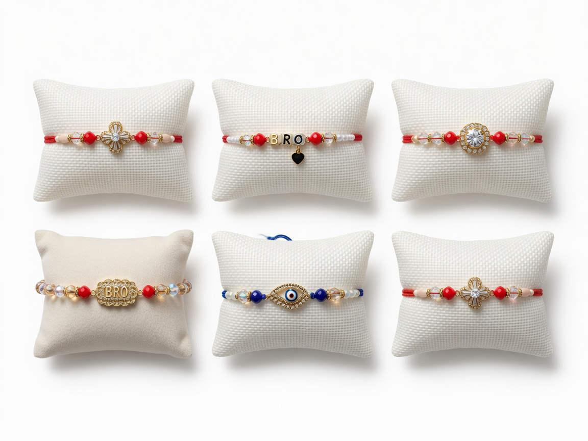 India to India only- premium assorted rakhi bracelet designs