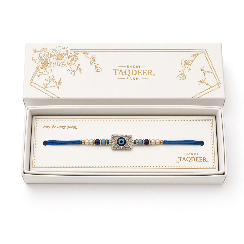 AD Rakhi in evil eye - Premium quality