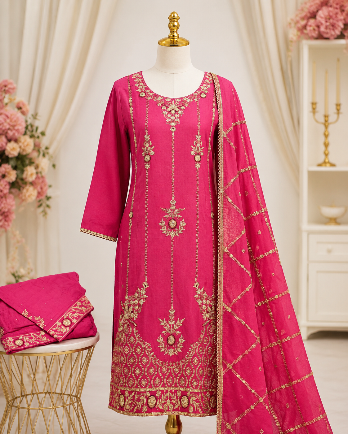 Party wear boutique stitched suit, (Code: 949)