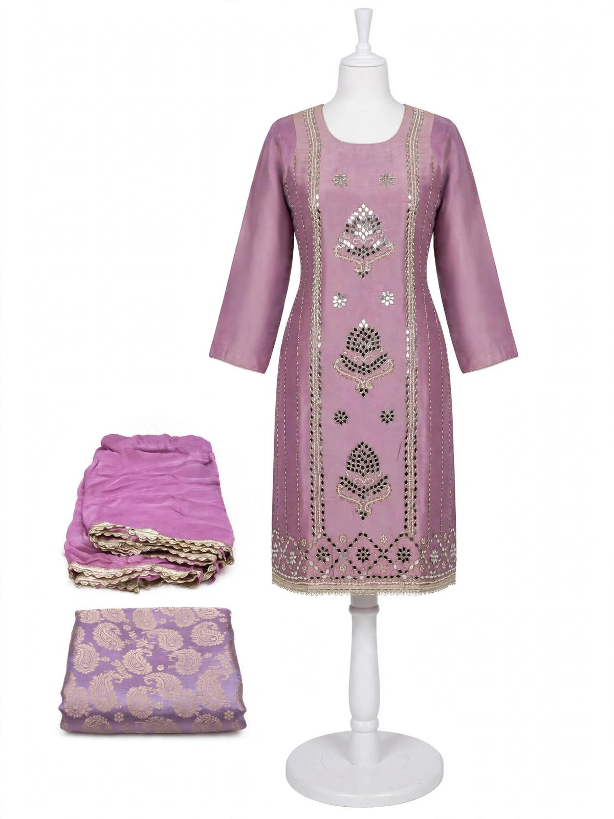Party wear boutique stitched suit