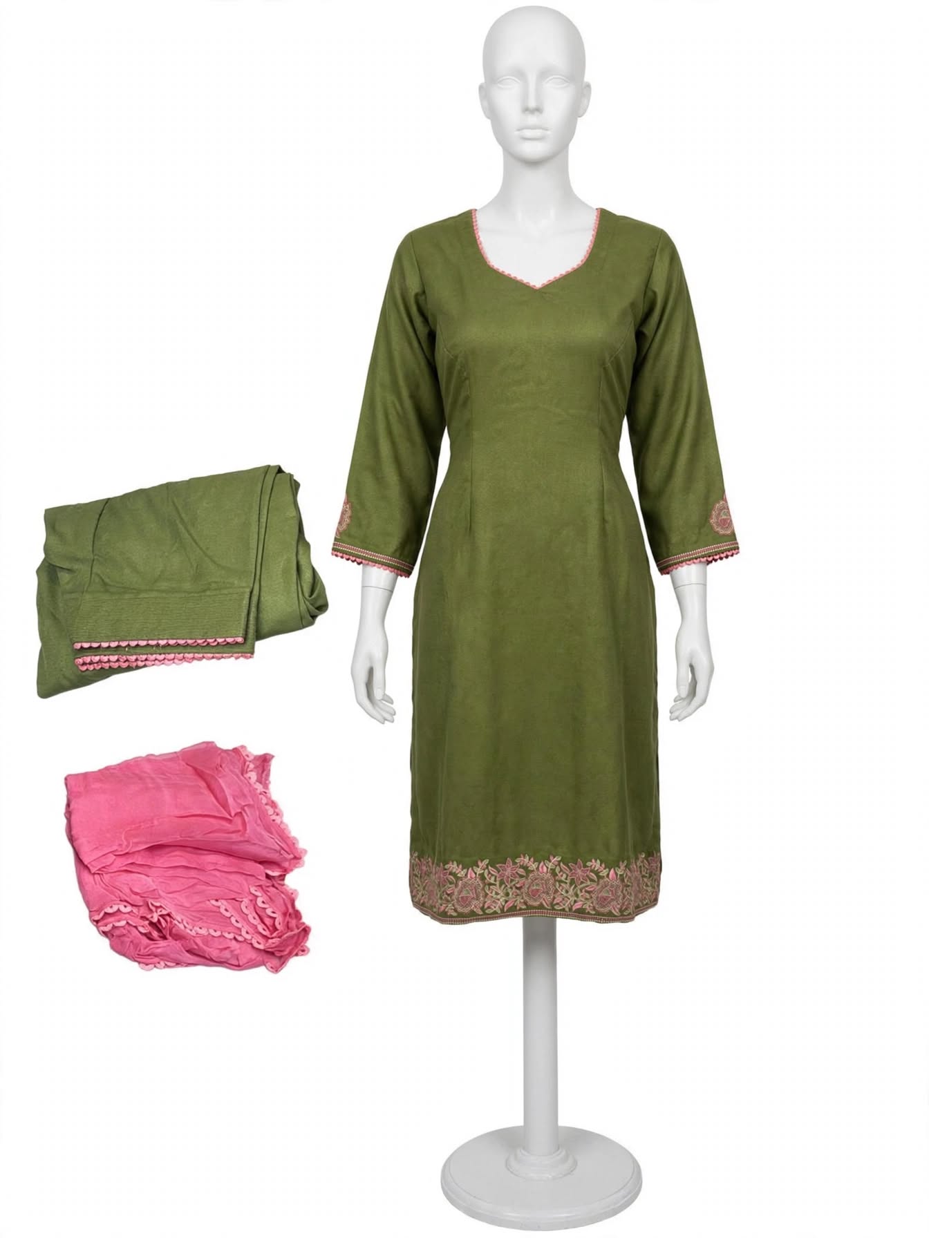Casual wear boutique stitched suit in premium quality