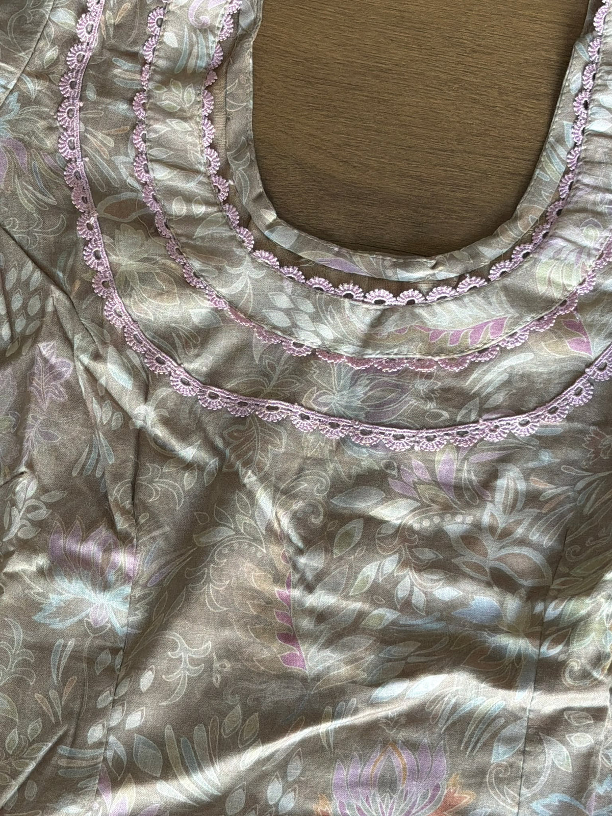 Farshi salwar suit in pastel cotton in premium quality - Code 296