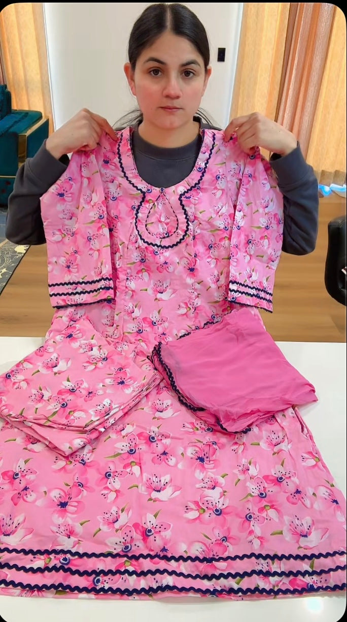 Cotton Printed Suit, C37