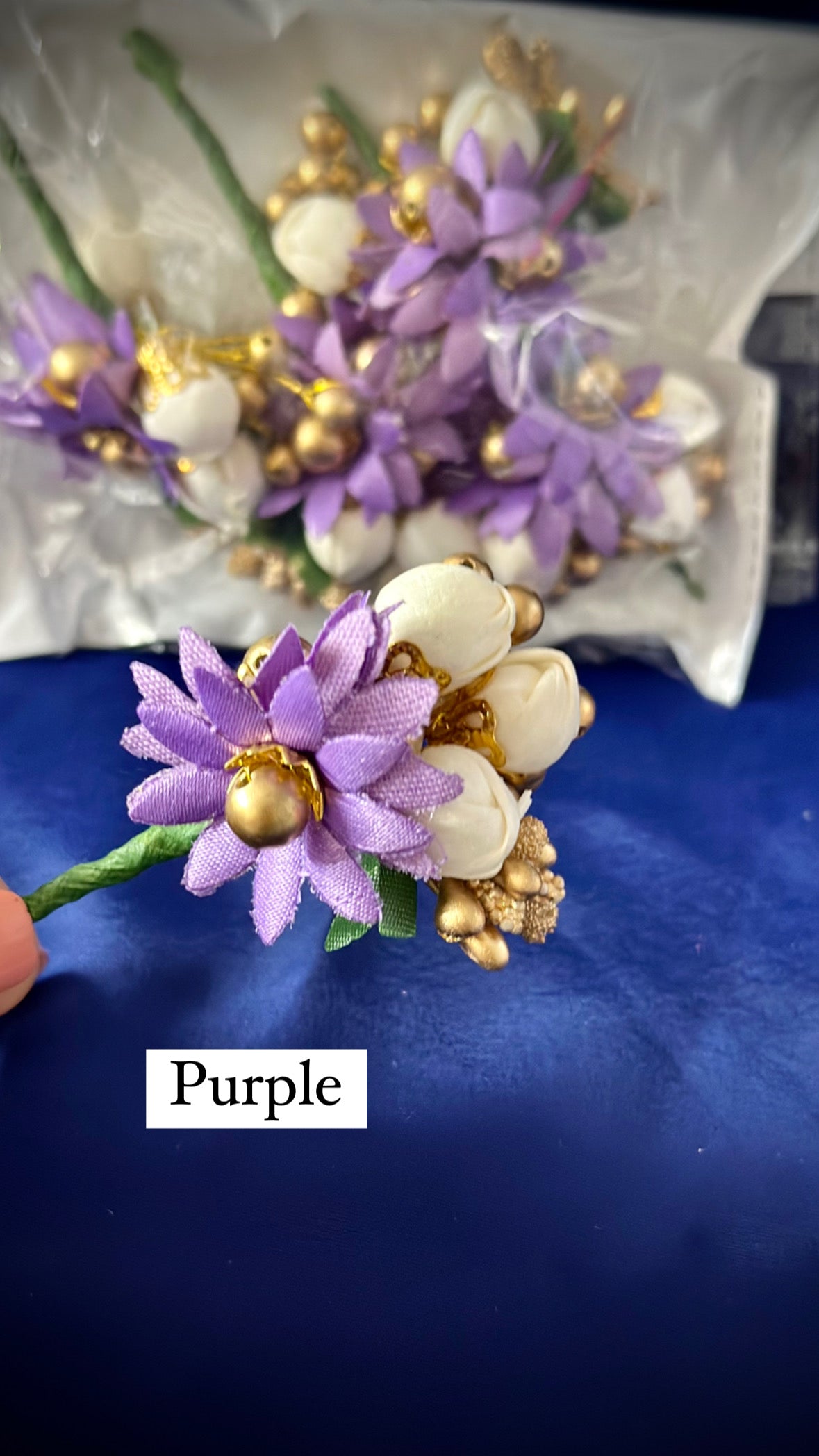 Gajra Floral Pins (TD-2, Colour 5)