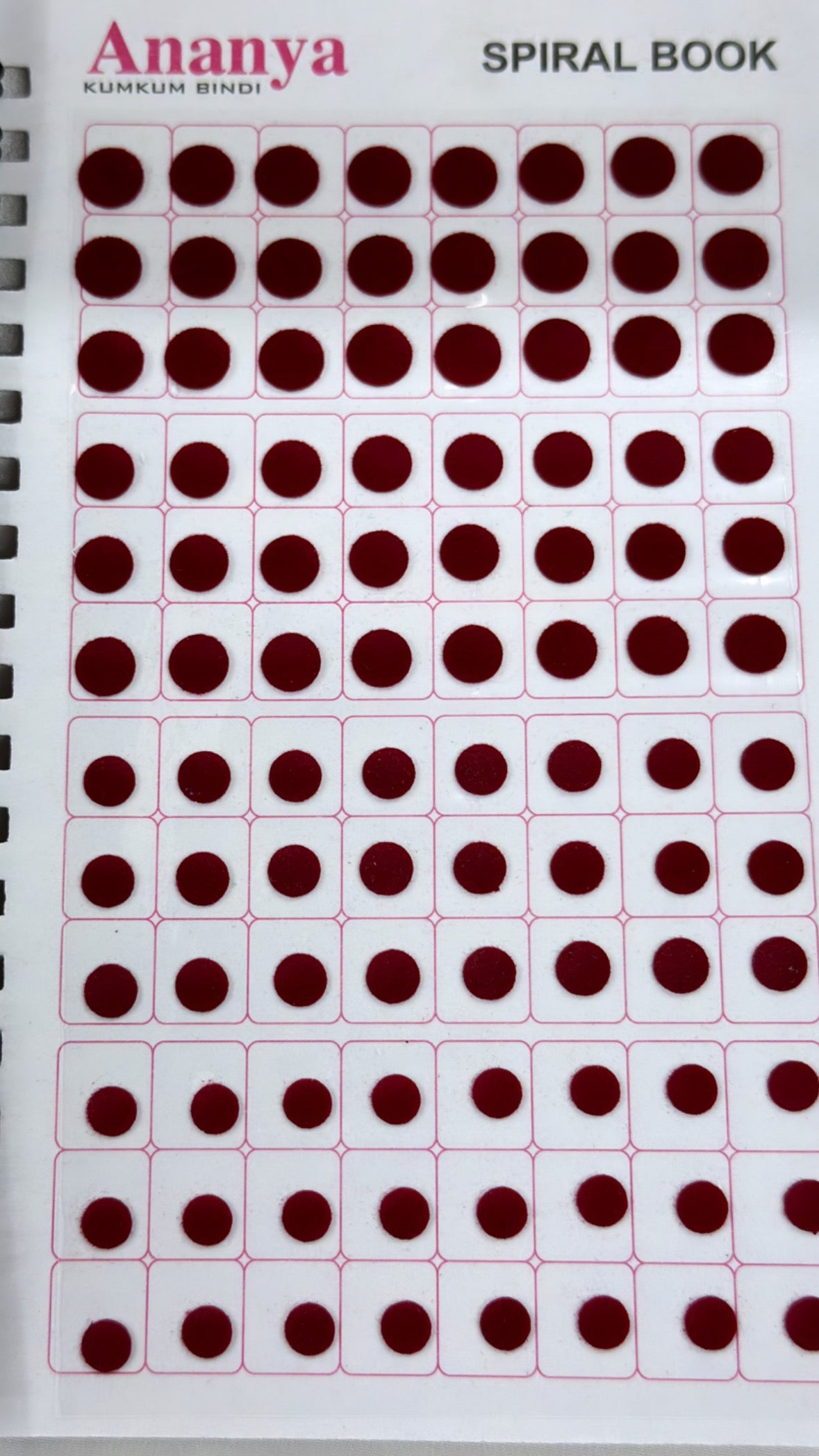 Plain Matte Bindi Booklet
