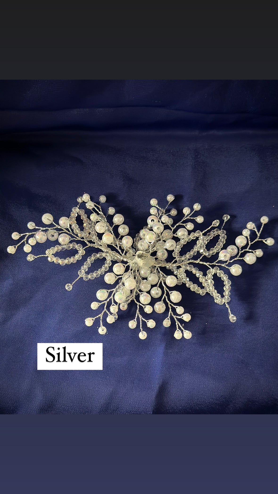 Silver Crystal Accessories (TD-5, Design 4)